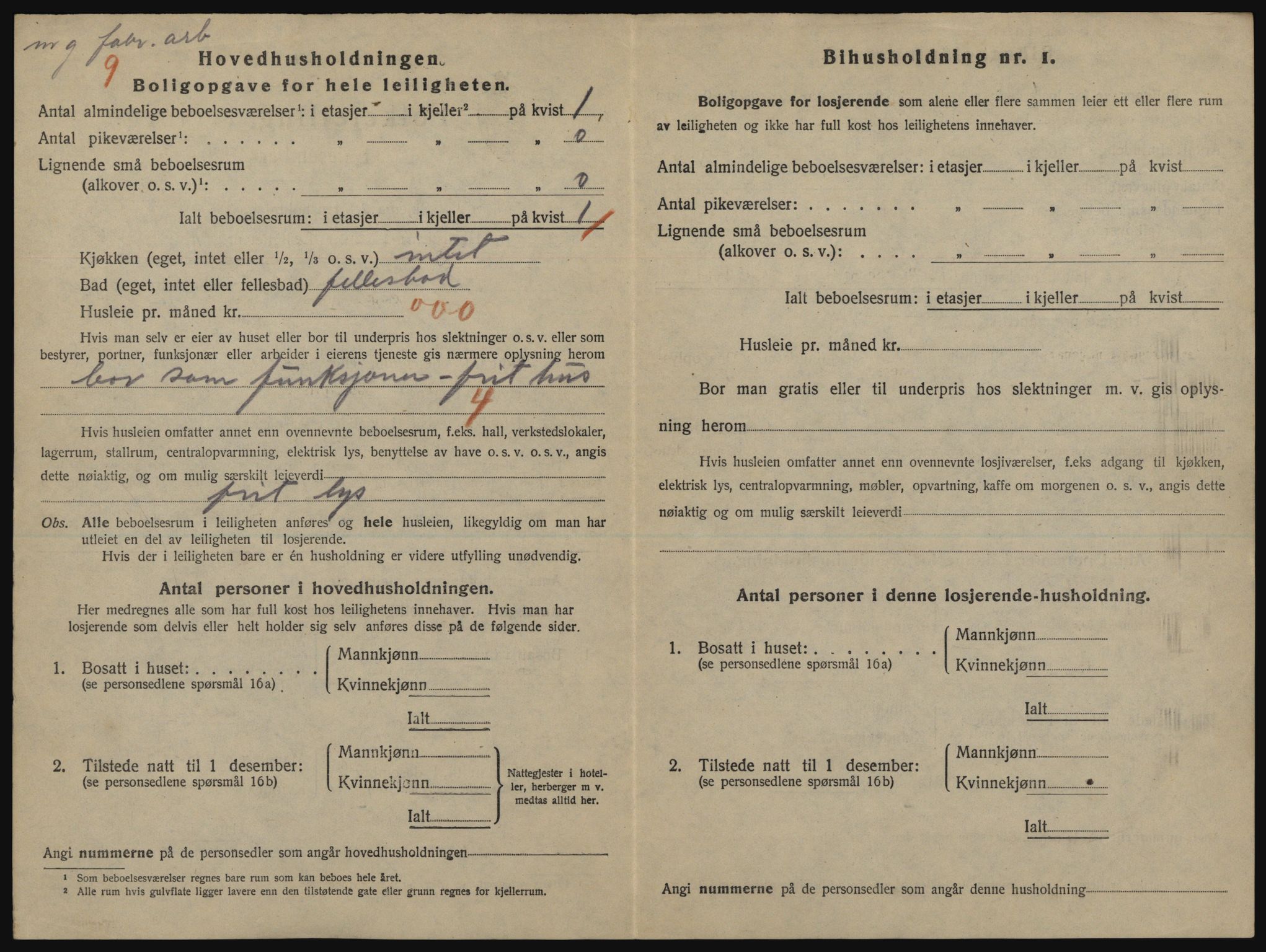 SATØ, 1920 census for Harstad, 1920, p. 1220