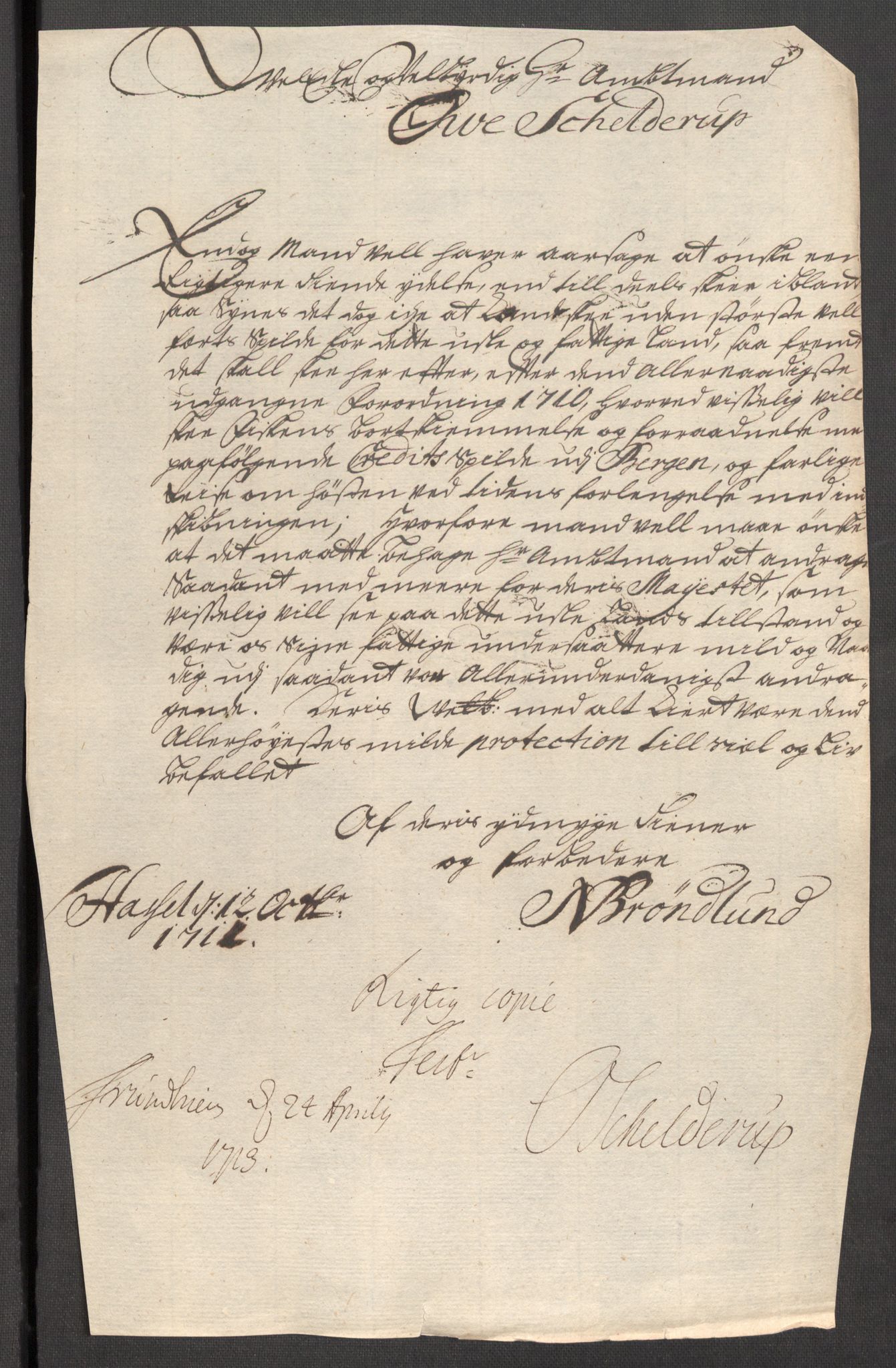 Rentekammeret inntil 1814, Reviderte regnskaper, Fogderegnskap, AV/RA-EA-4092/R65/L4511: Fogderegnskap Helgeland, 1710-1711, p. 395