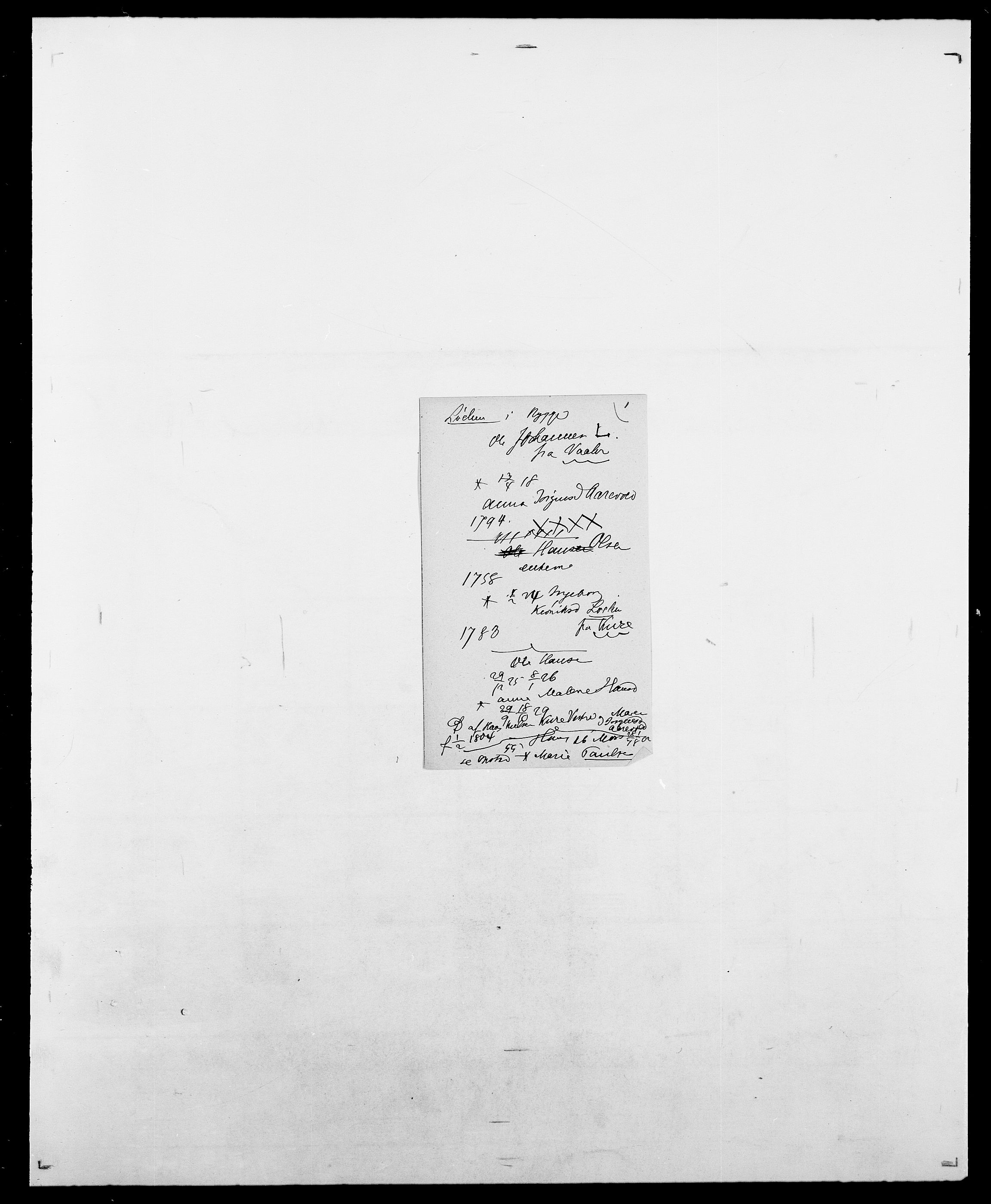 Delgobe, Charles Antoine - samling, SAO/PAO-0038/D/Da/L0025: Løberg - Mazar, p. 6