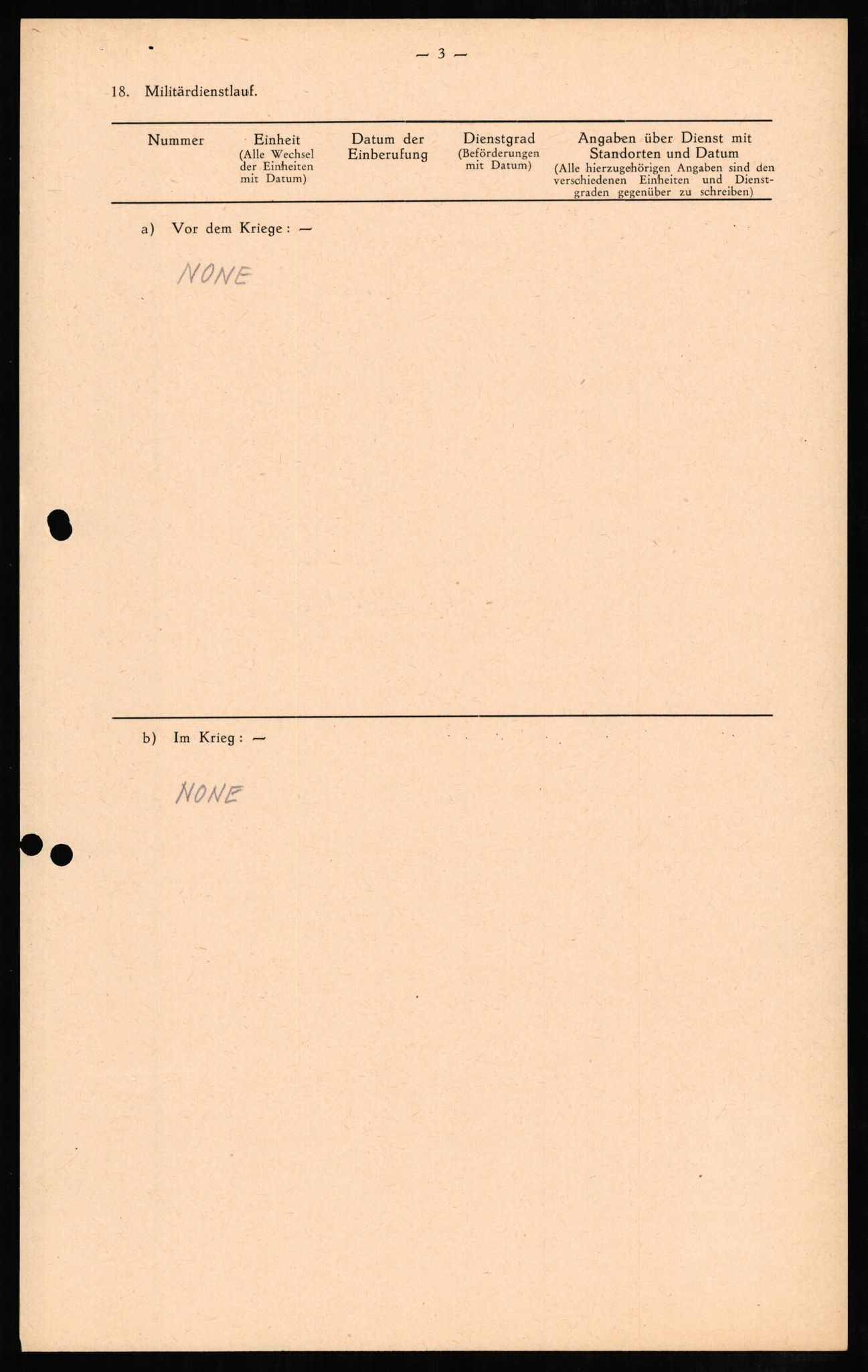 Forsvaret, Forsvarets overkommando II, RA/RAFA-3915/D/Db/L0007: CI Questionaires. Tyske okkupasjonsstyrker i Norge. Tyskere., 1945-1946, p. 43