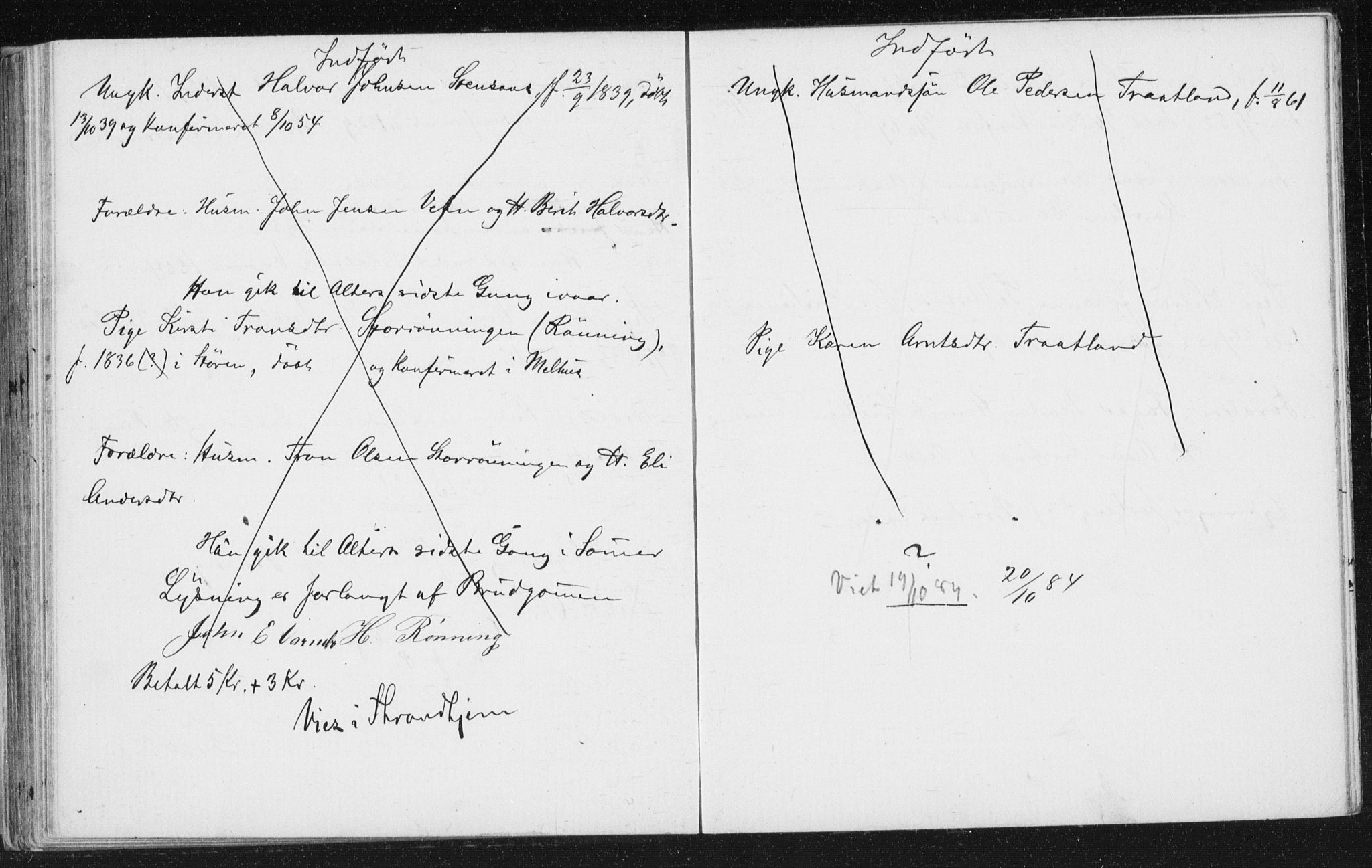 Melhus sokneprestkontor, AV/SAT-A-1141/1/I/I1/I1f/L0010: Banns register no. 691.I.1F10, 1867-1894