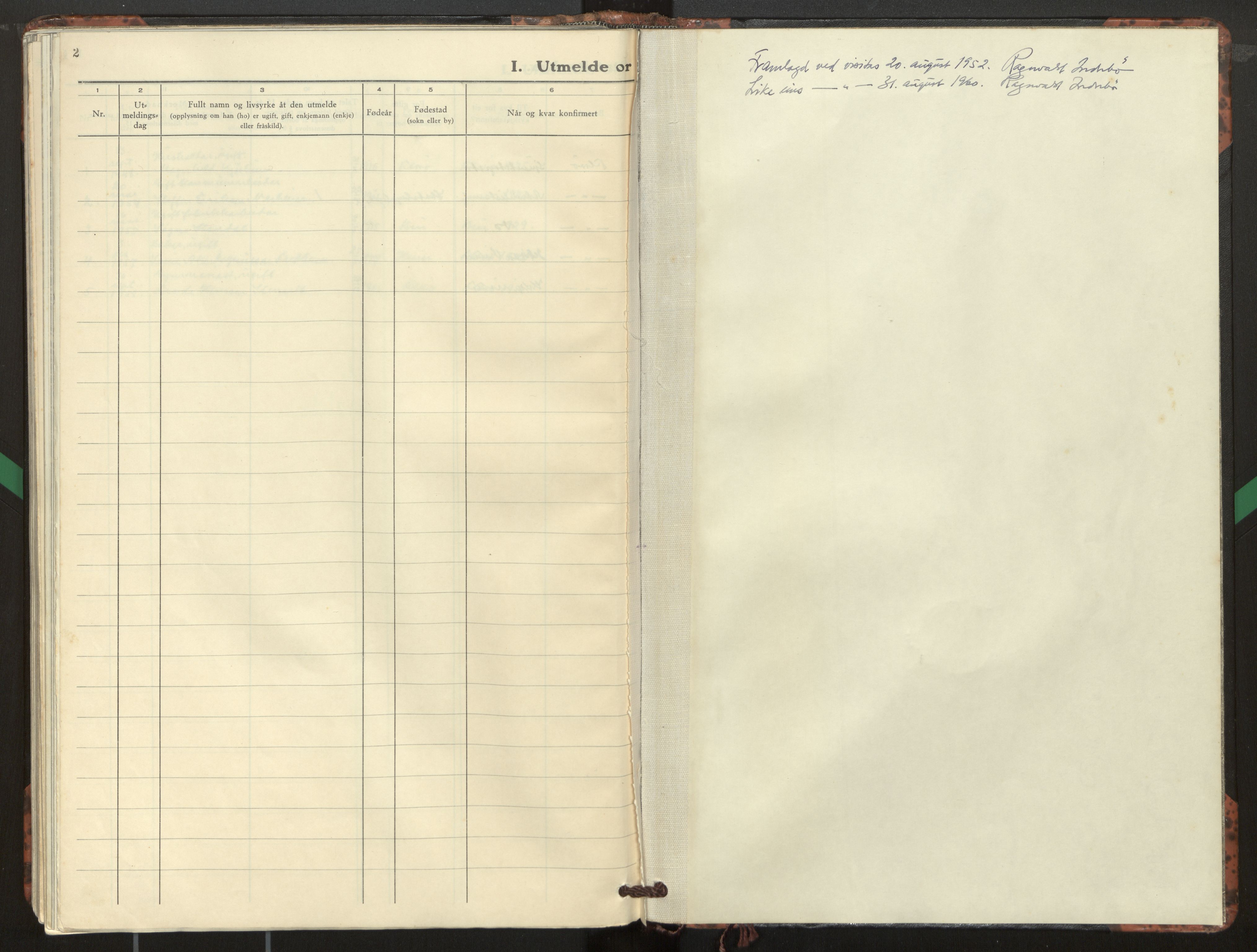 Kinn sokneprestembete, AV/SAB-A-80801/H/Haa/Haac/L0005: Parish register (official) no. C 5, 1948-1959, p. 2