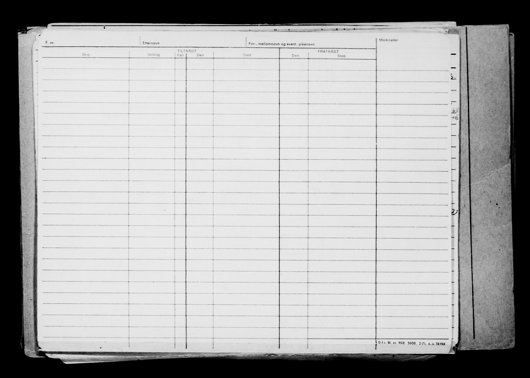 Direktoratet for sjømenn, AV/RA-S-3545/G/Gb/L0168: Hovedkort, 1919, p. 86