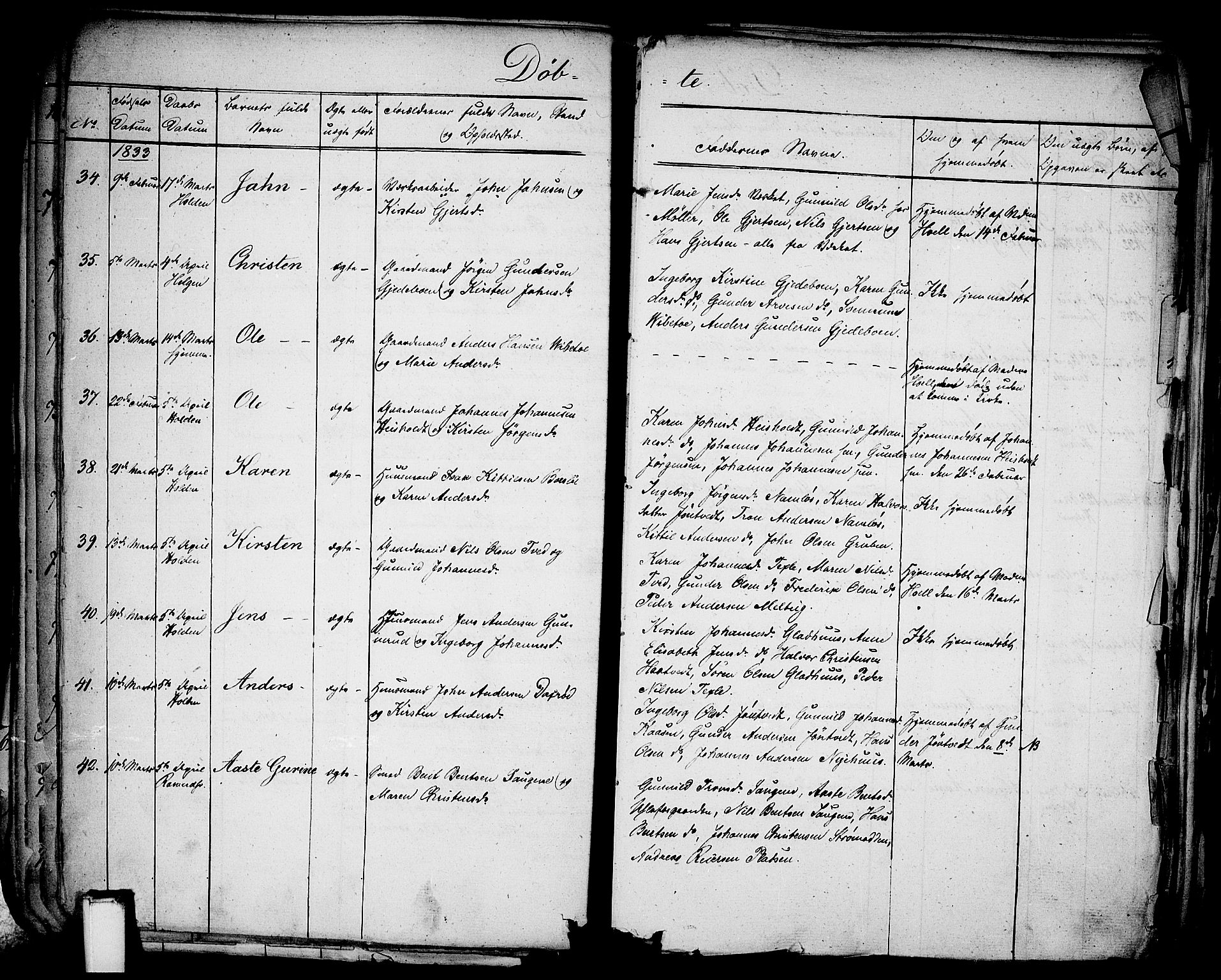 Holla kirkebøker, SAKO/A-272/F/Fa/L0004: Parish register (official) no. 4, 1830-1848, p. 28