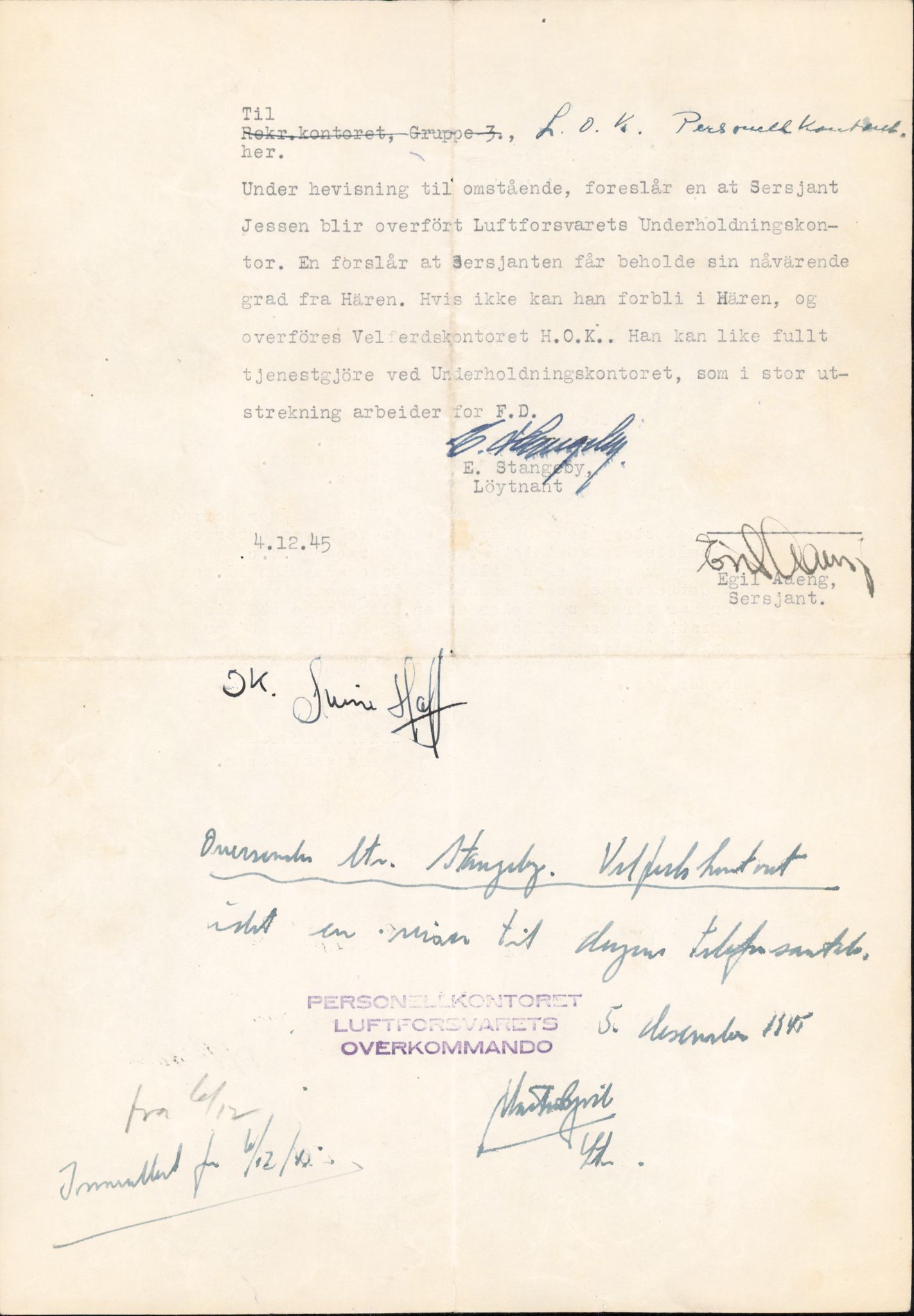 Forsvaret, Forsvarets overkommando/Luftforsvarsstaben, AV/RA-RAFA-4079/P/Pa/L0013: Personellmapper, 1905, p. 257