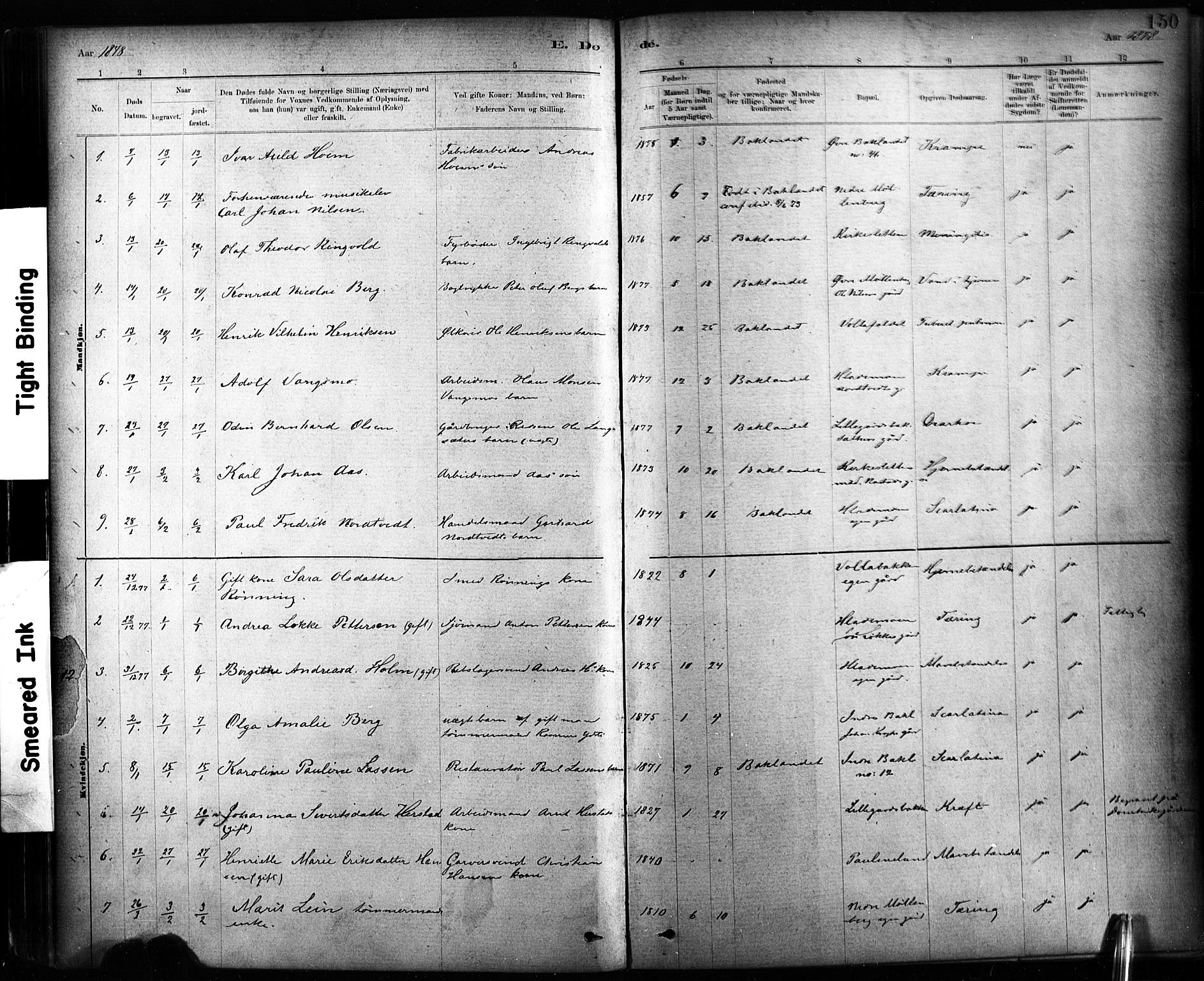 Ministerialprotokoller, klokkerbøker og fødselsregistre - Sør-Trøndelag, SAT/A-1456/604/L0189: Parish register (official) no. 604A10, 1878-1892, p. 150