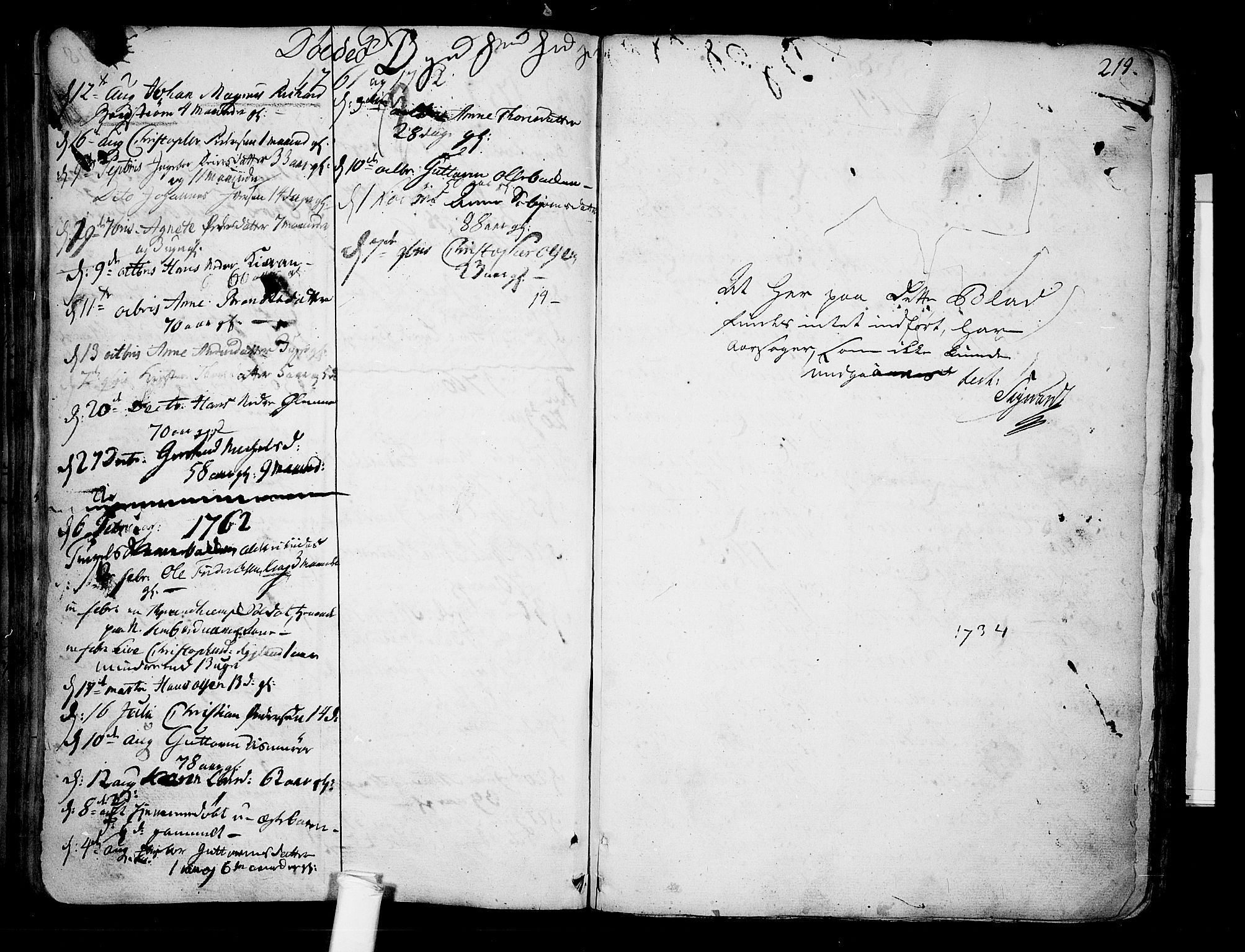 Borre kirkebøker, SAKO/A-338/F/Fa/L0002: Parish register (official) no. I 2, 1752-1806, p. 219