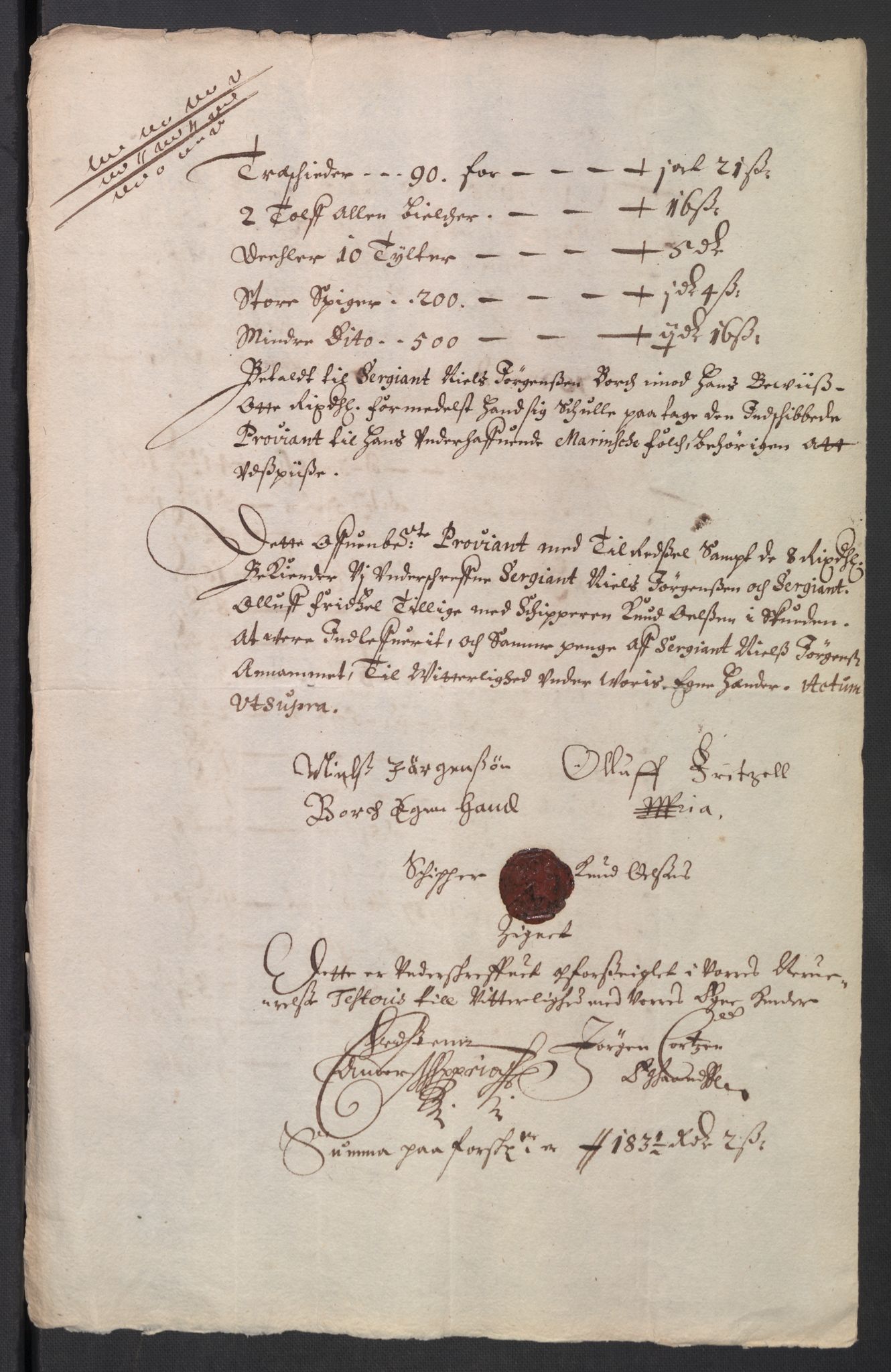 Rentekammeret inntil 1814, Reviderte regnskaper, Byregnskaper, RA/EA-4066/R/Ro/L0300: [O3] Kontribusjonsregnskap, 1661-1678, p. 181