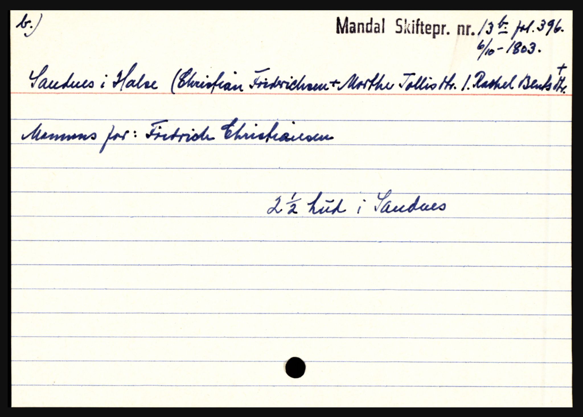 Mandal sorenskriveri, SAK/1221-0005/001/H, p. 19472