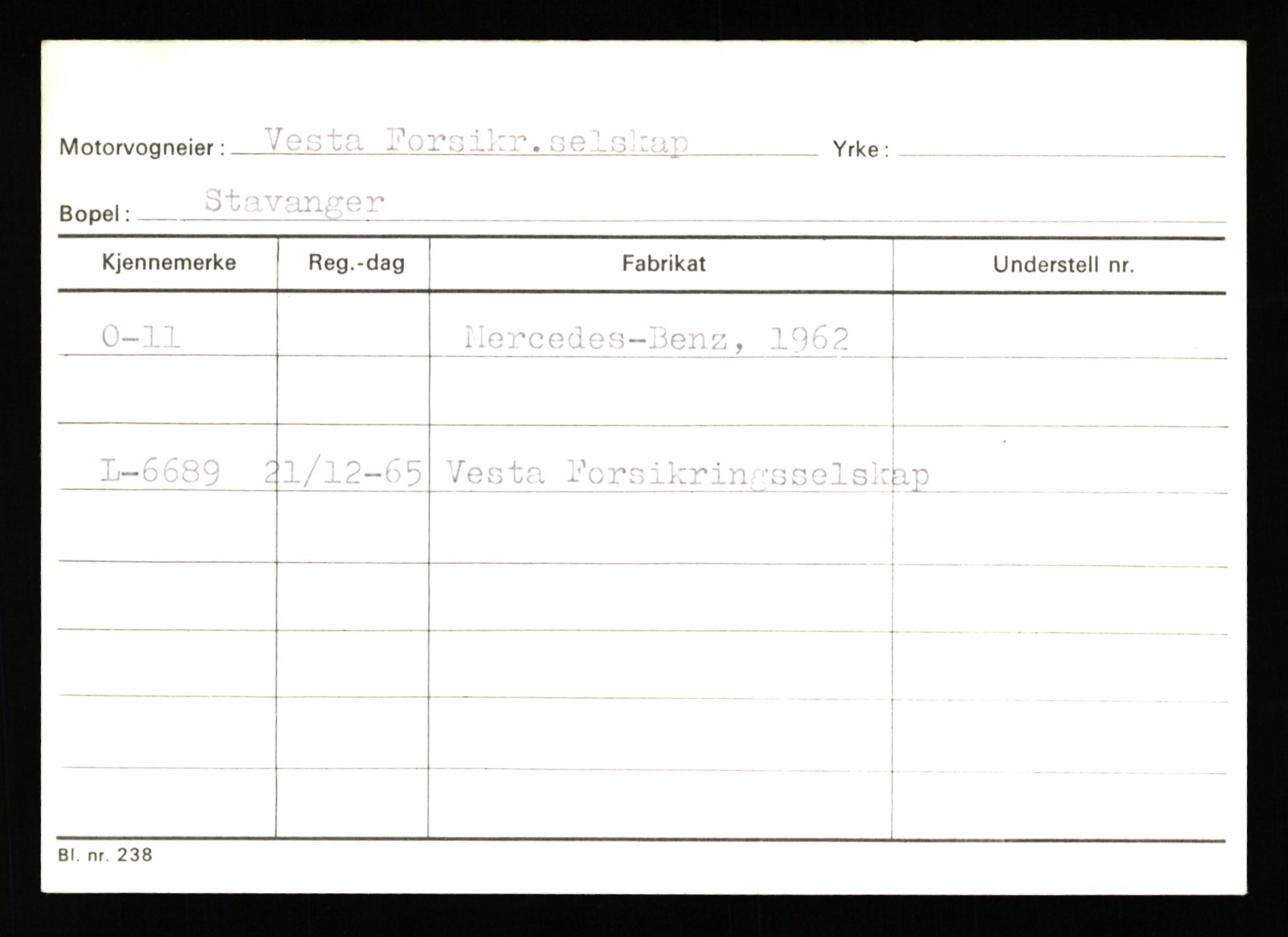 Stavanger trafikkstasjon, AV/SAST-A-101942/0/G/L0001: Registreringsnummer: 0 - 5782, 1930-1971, p. 3