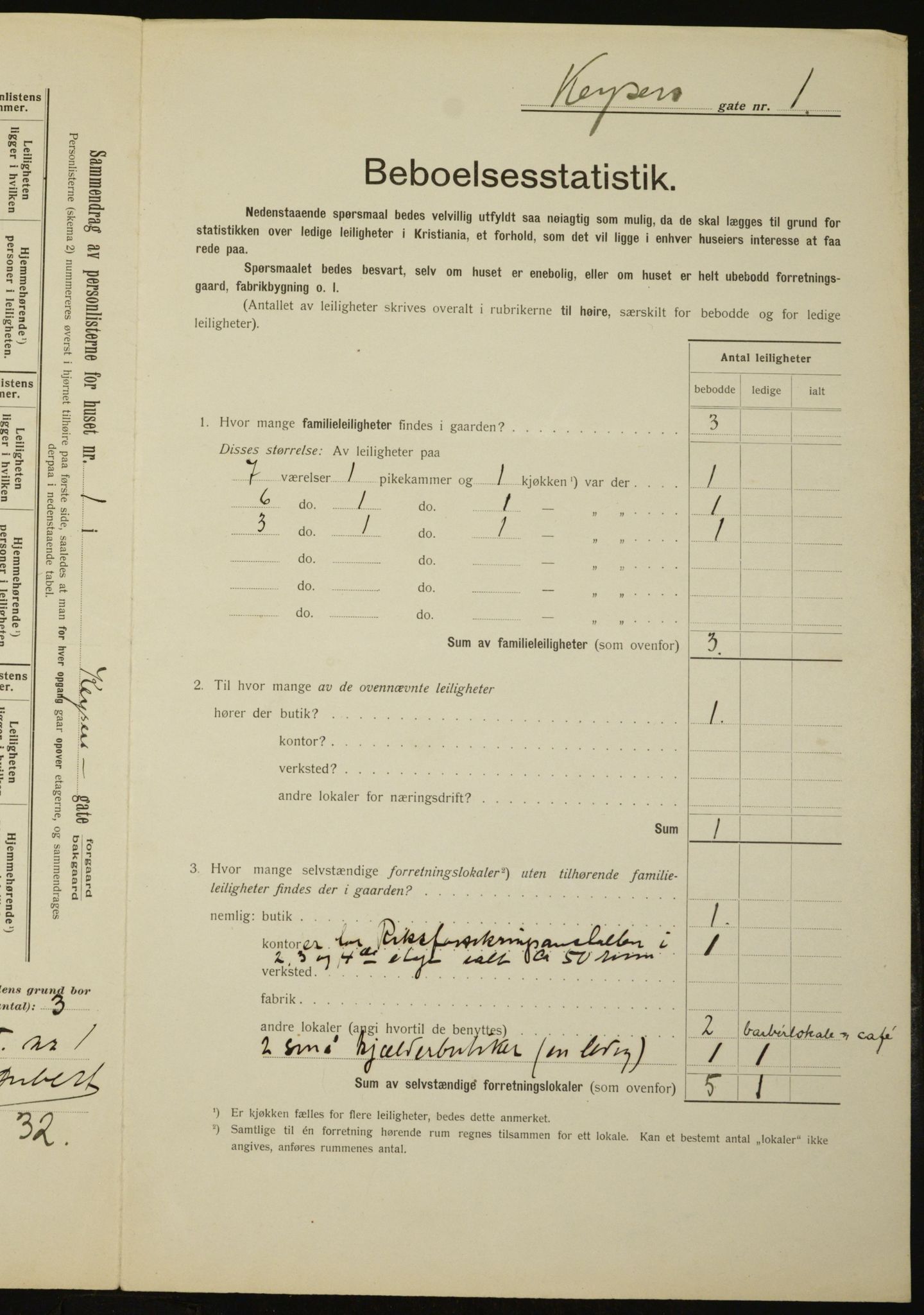 OBA, Municipal Census 1912 for Kristiania, 1912, p. 49489