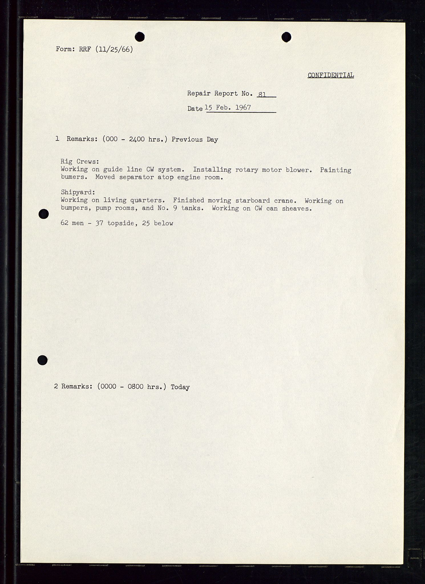 Pa 1512 - Esso Exploration and Production Norway Inc., AV/SAST-A-101917/E/Ea/L0012: Well 25/11-1 og Well 25/10-3, 1966-1967, p. 13