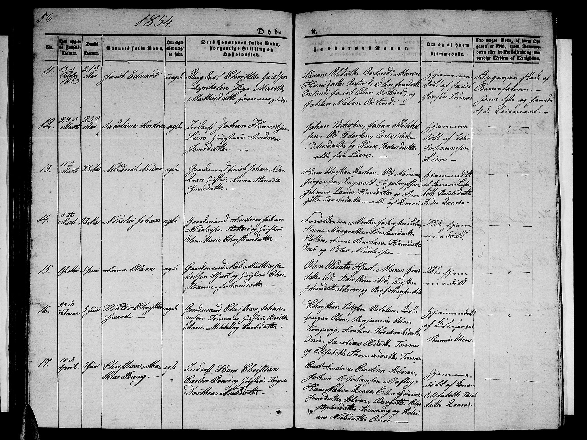 Ministerialprotokoller, klokkerbøker og fødselsregistre - Nordland, AV/SAT-A-1459/839/L0572: Parish register (copy) no. 839C02, 1841-1873, p. 56