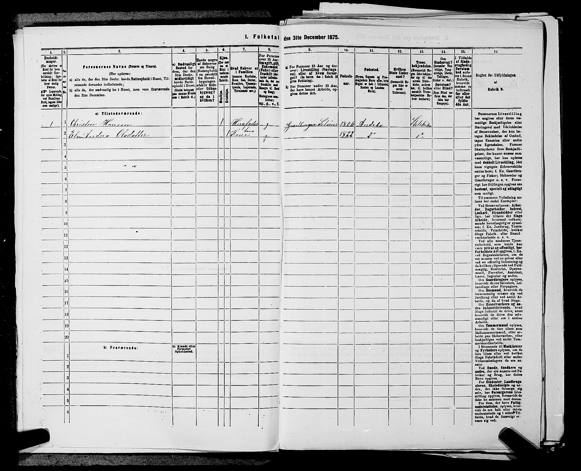 SAKO, 1875 census for 0719P Andebu, 1875, p. 440