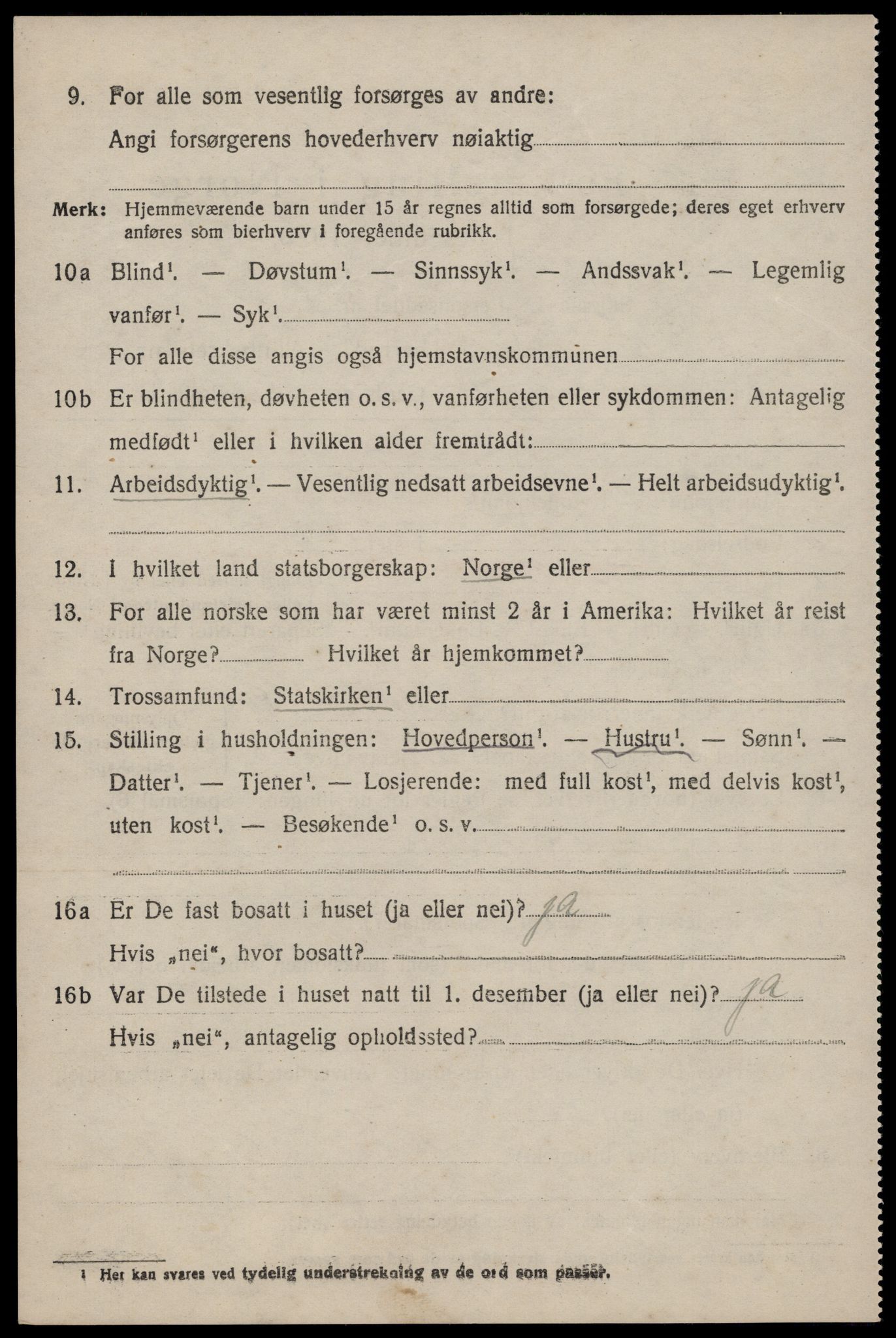 SAST, 1920 census for Vikedal, 1920, p. 3780