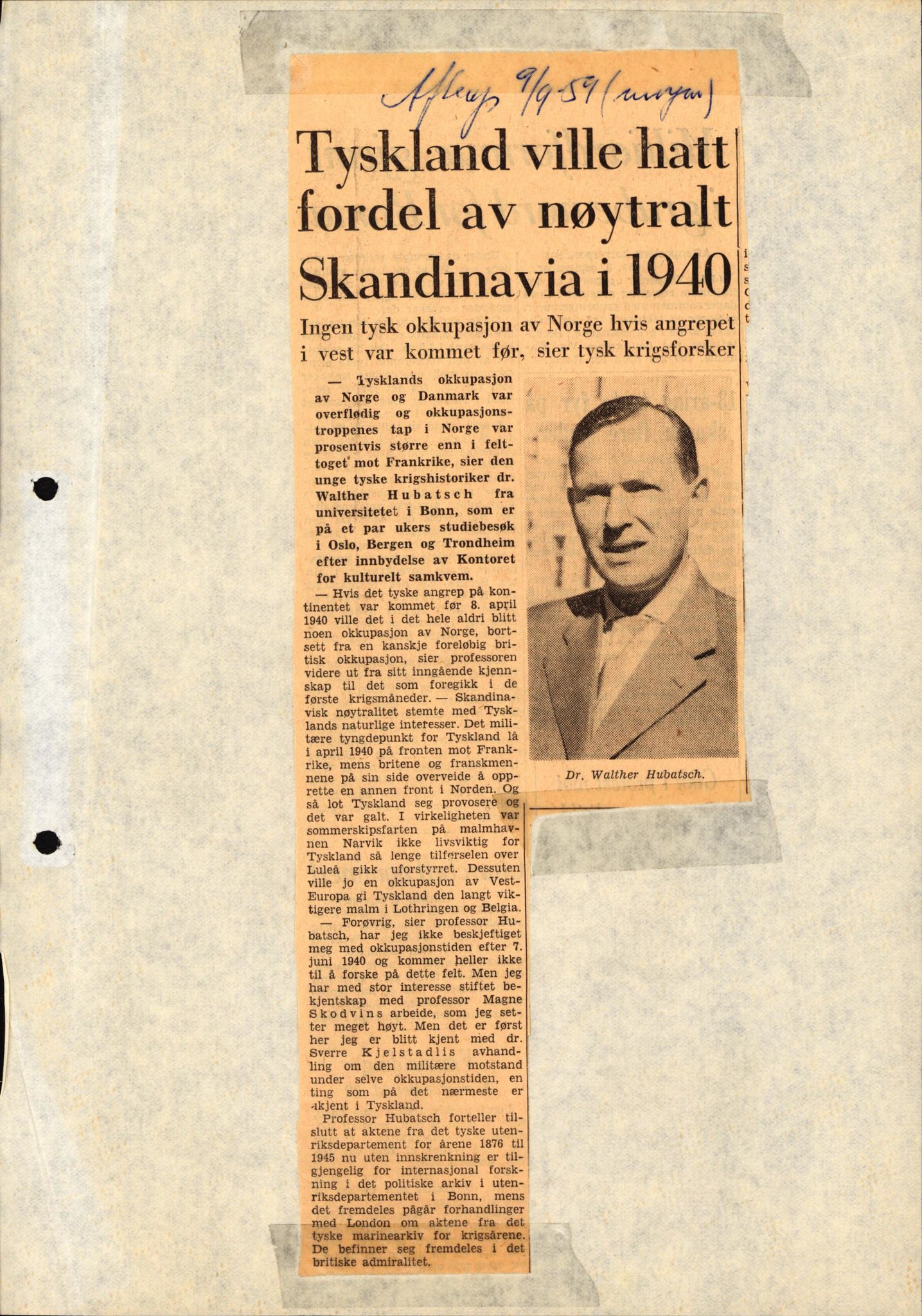 Forsvaret, Forsvarets krigshistoriske avdeling, AV/RA-RAFA-2017/Y/Yf/L0210: II.C.11.2130-2136 - Den norske regjering i London., 1940-1959, p. 211