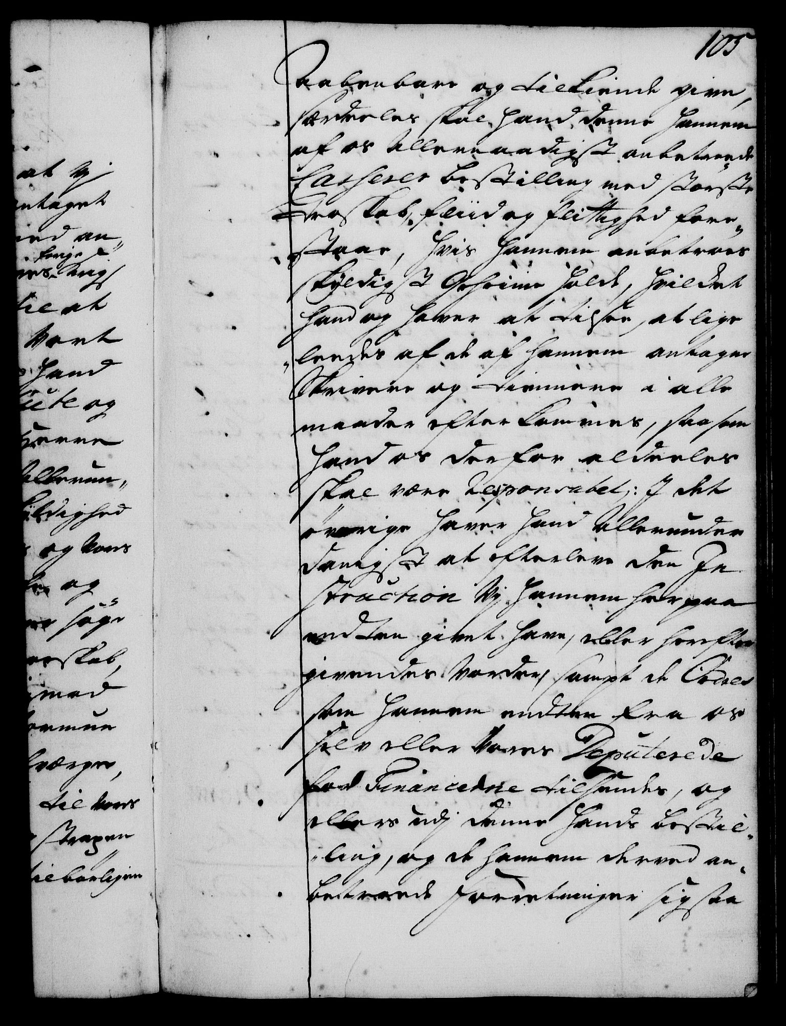 Rentekammeret, Kammerkanselliet, RA/EA-3111/G/Gg/Gge/L0001: Norsk bestallingsprotokoll med register (merket RK 53.25), 1720-1730, p. 105