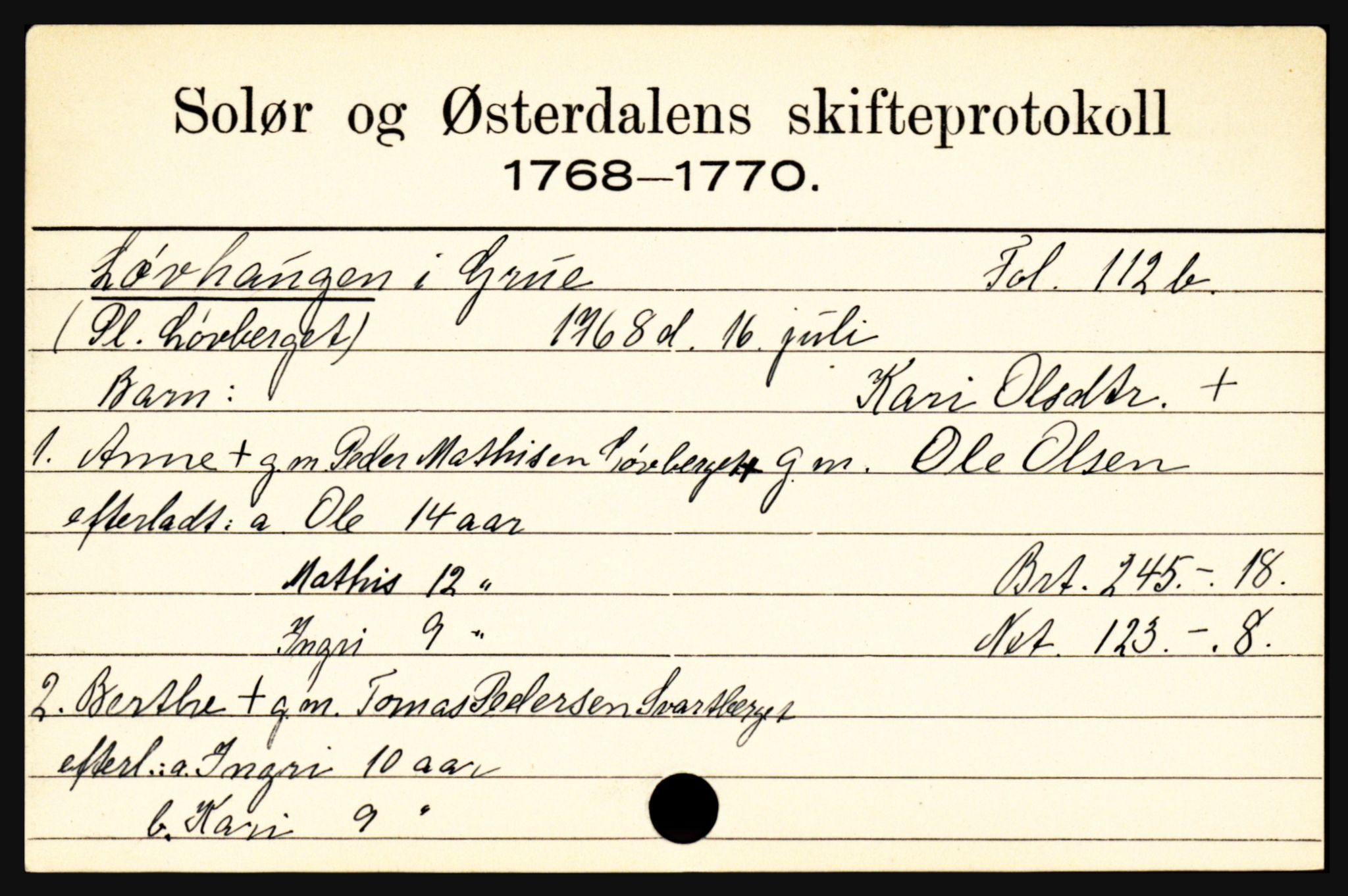 Solør og Østerdalen sorenskriveri, AV/SAH-TING-024/J, 1716-1774, p. 3705