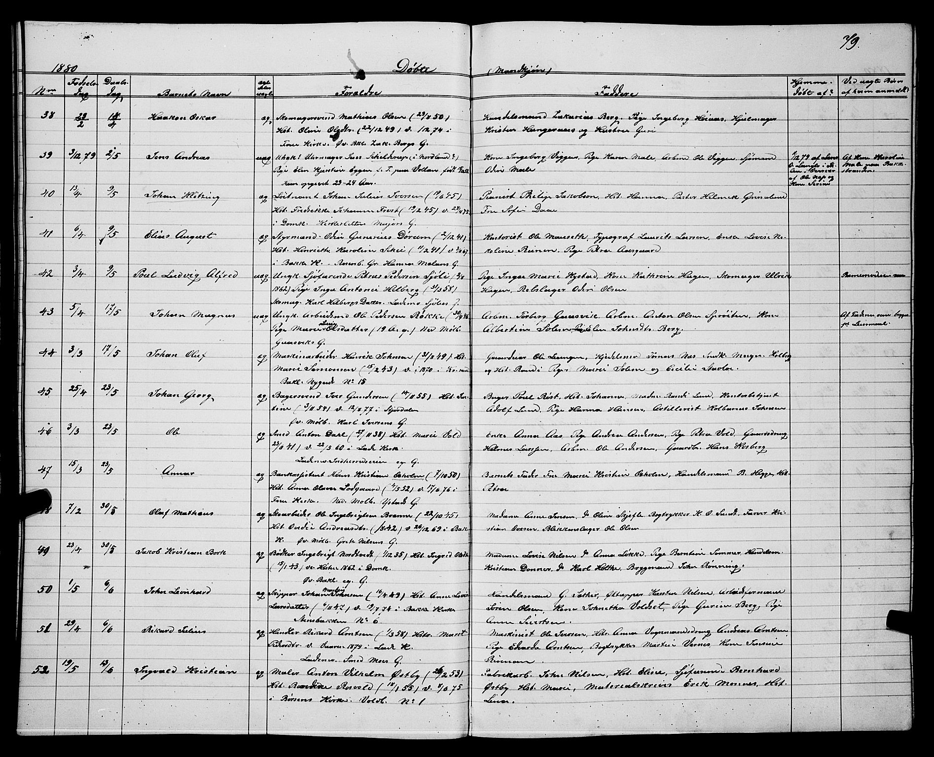 Ministerialprotokoller, klokkerbøker og fødselsregistre - Sør-Trøndelag, AV/SAT-A-1456/604/L0220: Parish register (copy) no. 604C03, 1870-1885, p. 79