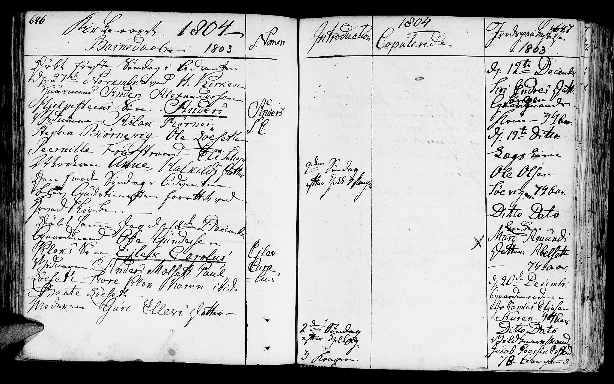 Ministerialprotokoller, klokkerbøker og fødselsregistre - Møre og Romsdal, AV/SAT-A-1454/522/L0308: Parish register (official) no. 522A03, 1773-1809, p. 646-647