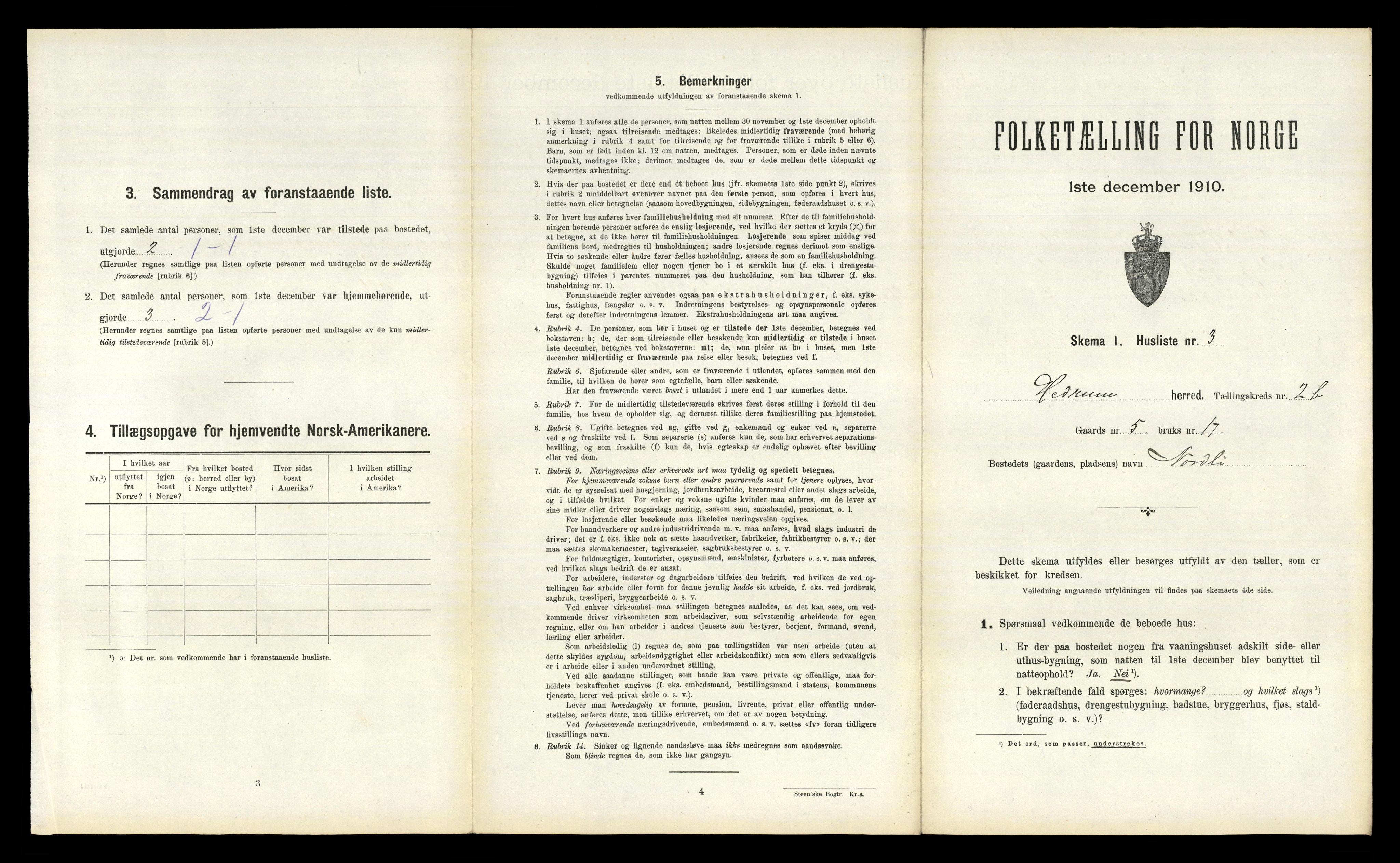 RA, 1910 census for Hedrum, 1910, p. 274