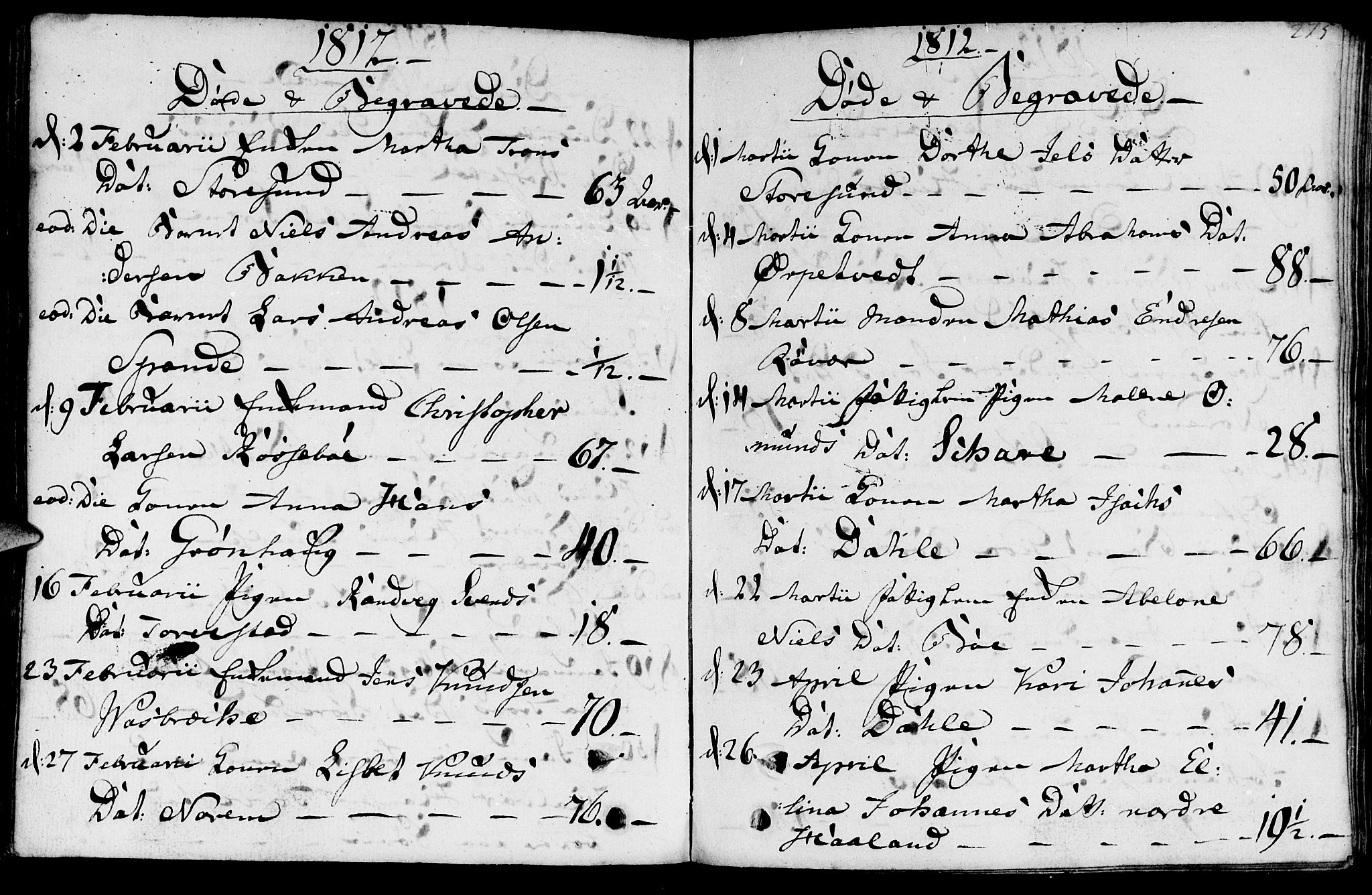 Torvastad sokneprestkontor, AV/SAST-A -101857/H/Ha/Haa/L0002: Parish register (official) no. A 2, 1801-1817, p. 275