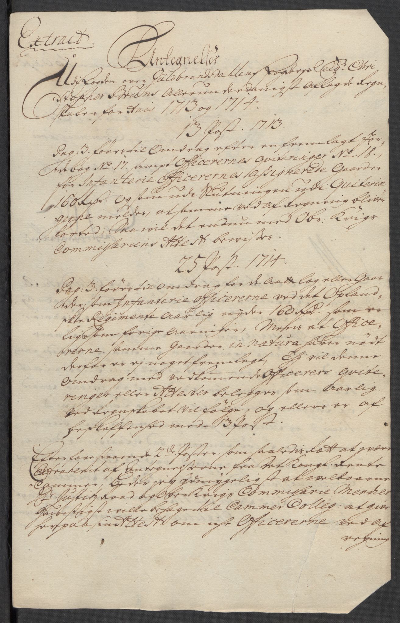 Rentekammeret inntil 1814, Reviderte regnskaper, Fogderegnskap, AV/RA-EA-4092/R17/L1183: Fogderegnskap Gudbrandsdal, 1714, p. 349