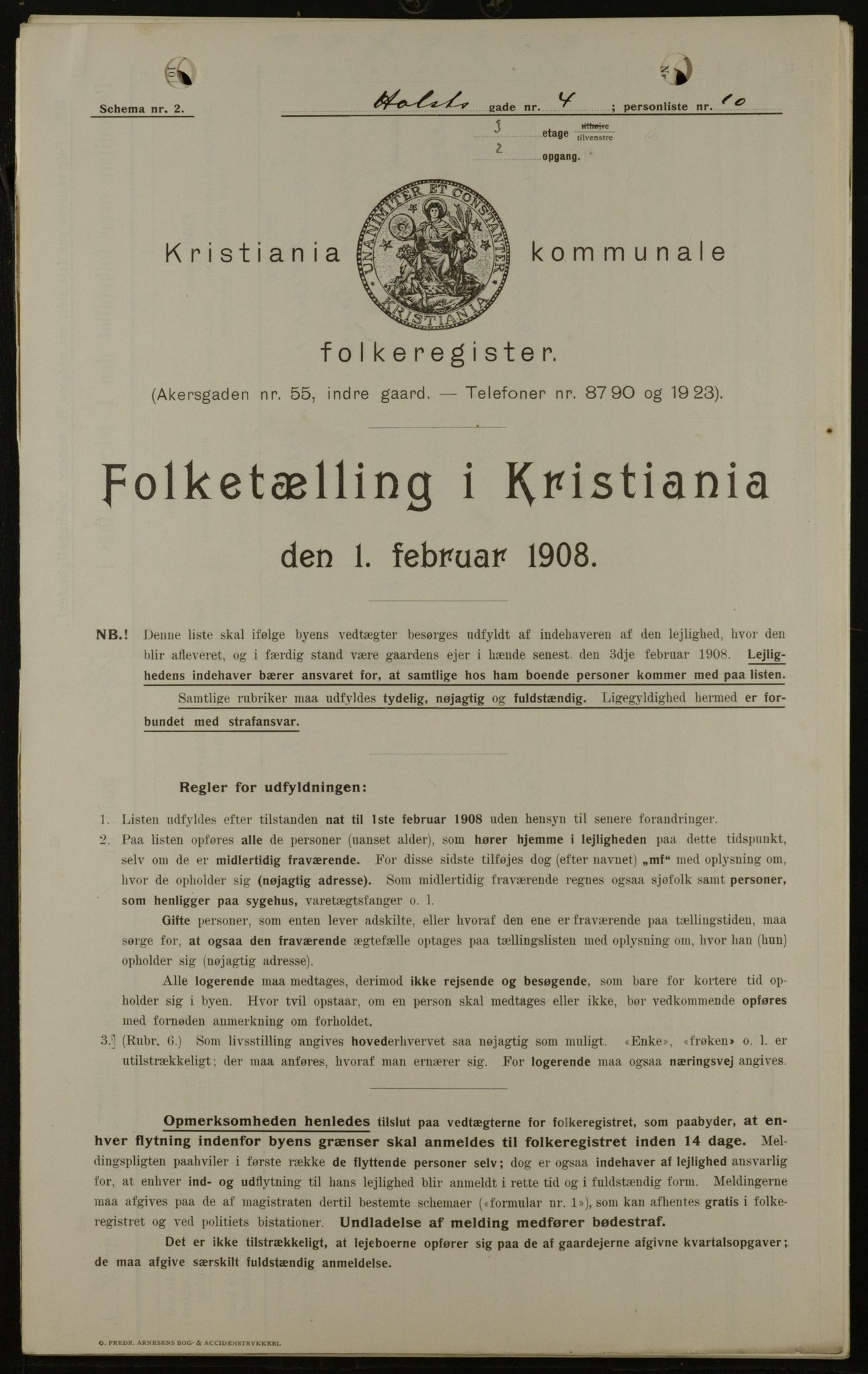 OBA, Municipal Census 1908 for Kristiania, 1908, p. 36871