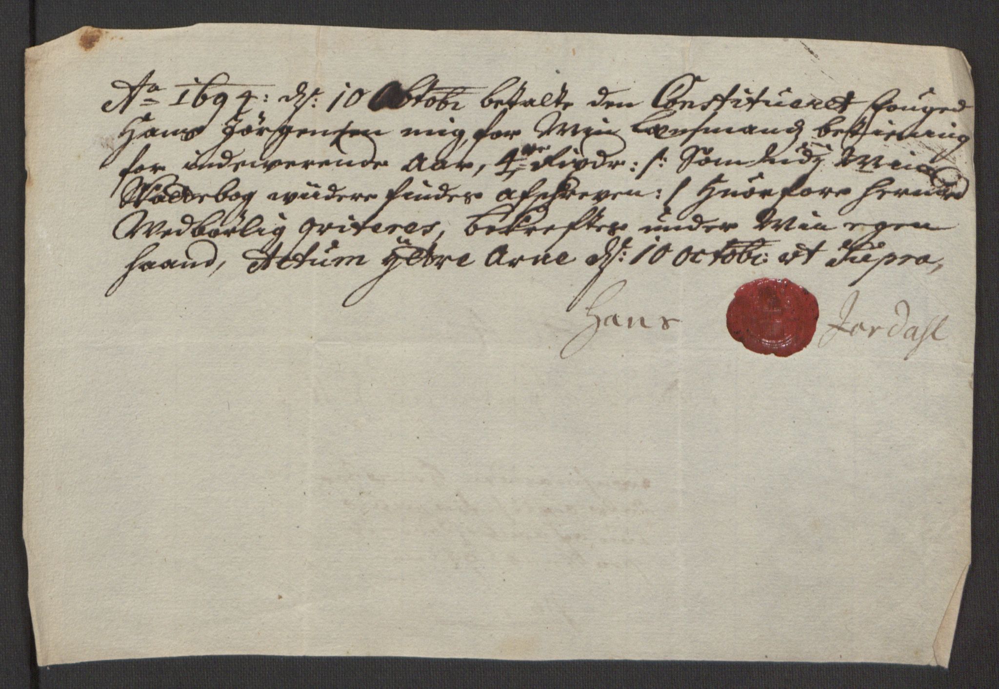 Rentekammeret inntil 1814, Reviderte regnskaper, Fogderegnskap, AV/RA-EA-4092/R51/L3182: Fogderegnskap Nordhordland og Voss, 1694, p. 314