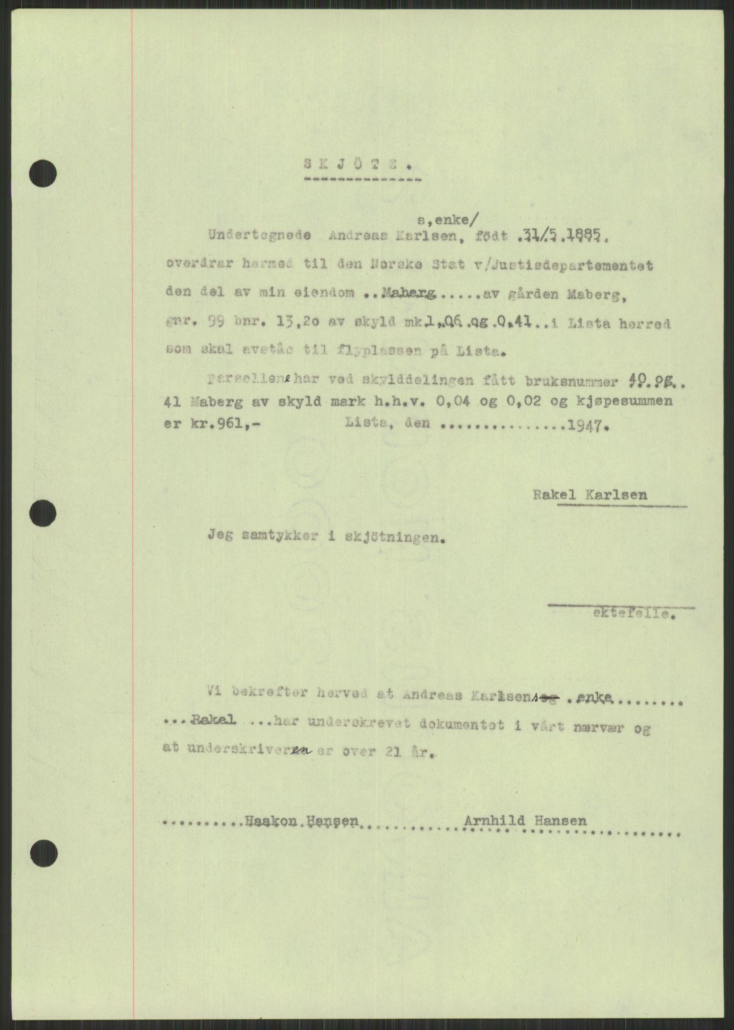 Forsvarsdepartementet, 10. kontor / Oppgjørskontoret, AV/RA-RAFA-1225/D/Db/L0182: Lista oppgjørskontor, 1942-1950, p. 63