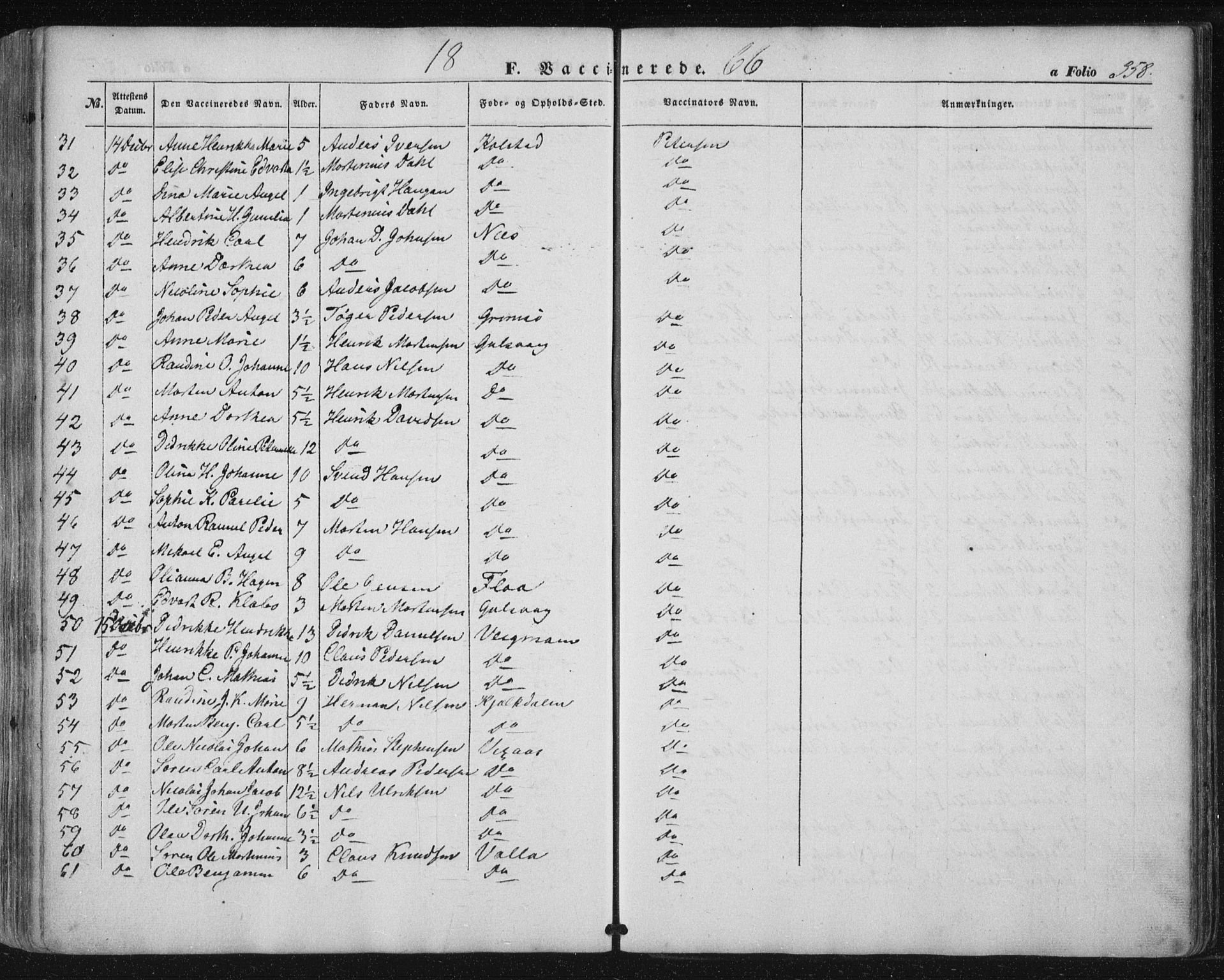 Ministerialprotokoller, klokkerbøker og fødselsregistre - Nordland, AV/SAT-A-1459/816/L0240: Parish register (official) no. 816A06, 1846-1870, p. 358