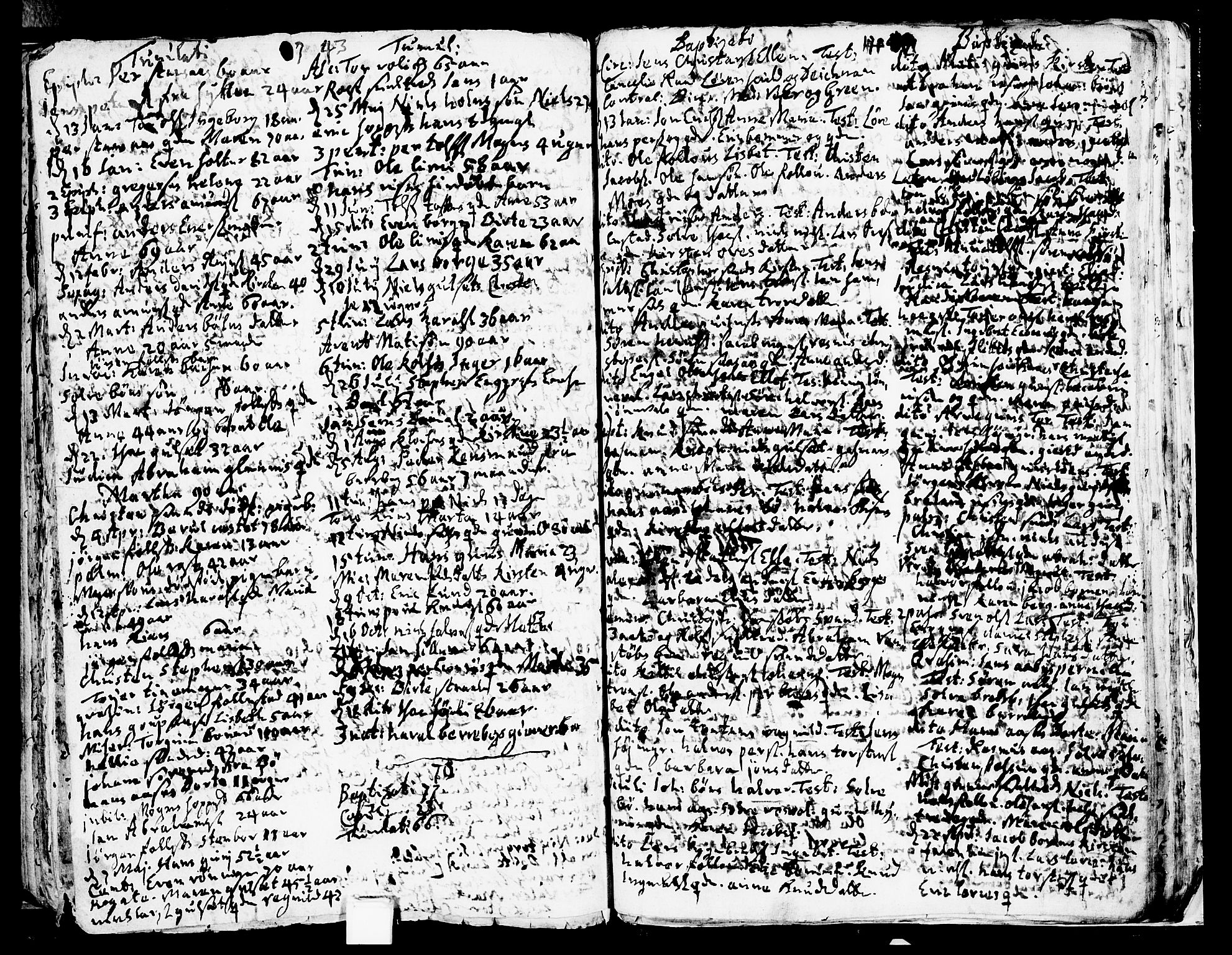 Gjerpen kirkebøker, AV/SAKO-A-265/F/Fa/L0001: Parish register (official) no. I 1, 1681-1746