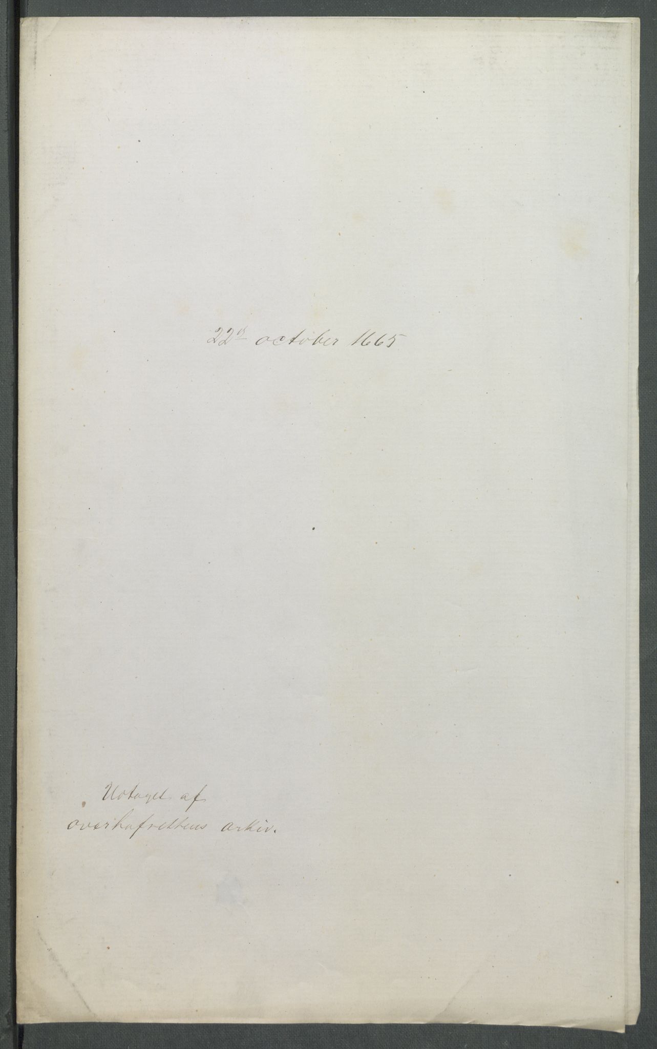 Riksarkivets diplomsamling, AV/RA-EA-5965/F02/L0170: Dokumenter, 1664-1666, p. 154