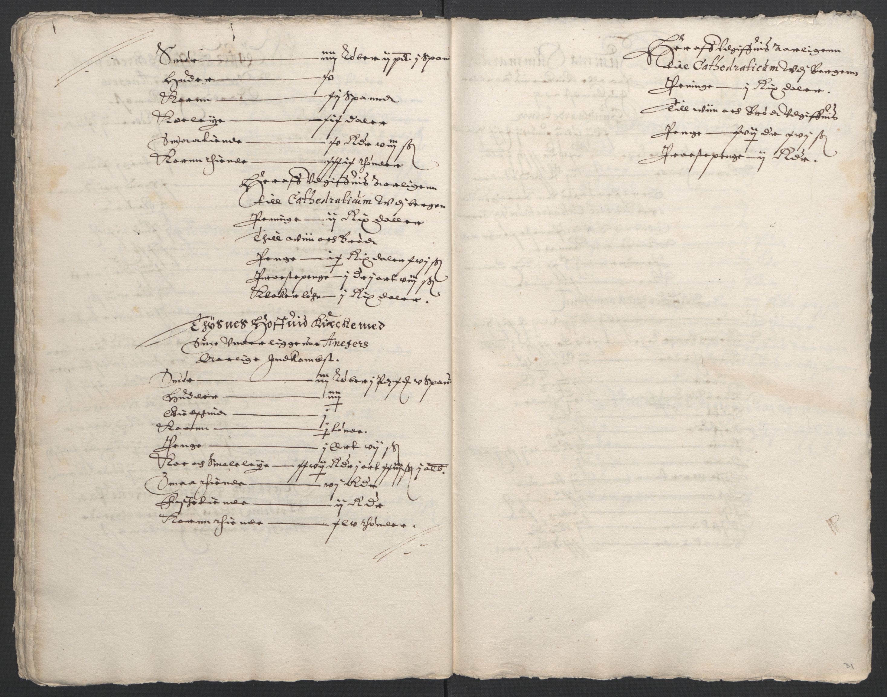 Stattholderembetet 1572-1771, AV/RA-EA-2870/Ek/L0015/0001: Jordebøker til utlikning av rosstjeneste 1624-1626: / Kirke- og prestebolsinntekter i Bergen bispedømme, 1624-1626, p. 94