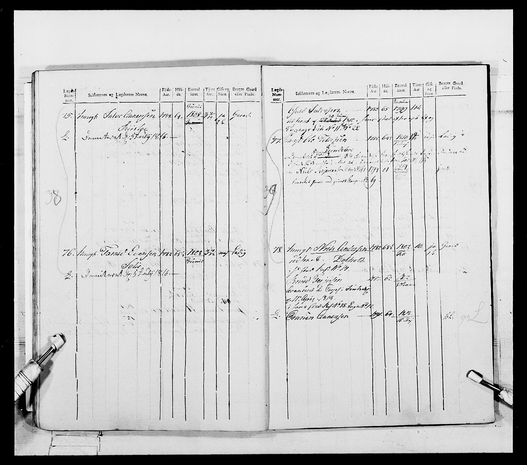 Generalitets- og kommissariatskollegiet, Det kongelige norske kommissariatskollegium, AV/RA-EA-5420/E/Eh/L0112: Vesterlenske nasjonale infanteriregiment, 1812, p. 595