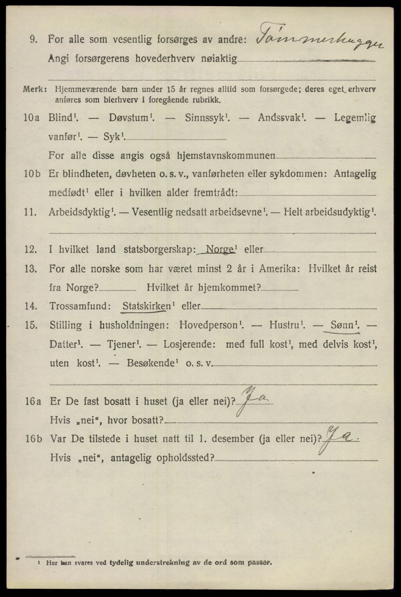 SAO, 1920 census for Nittedal, 1920, p. 2783
