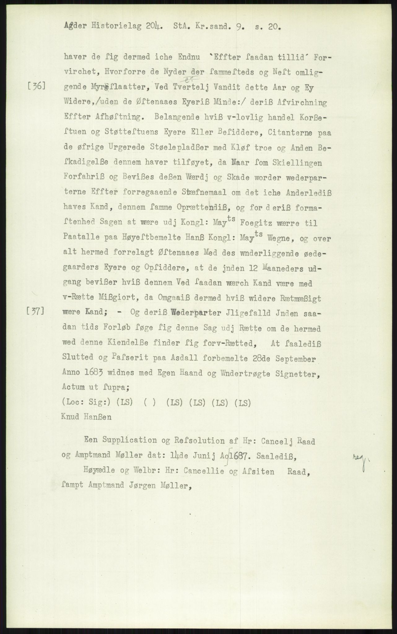 Samlinger til kildeutgivelse, Diplomavskriftsamlingen, AV/RA-EA-4053/H/Ha, p. 3419