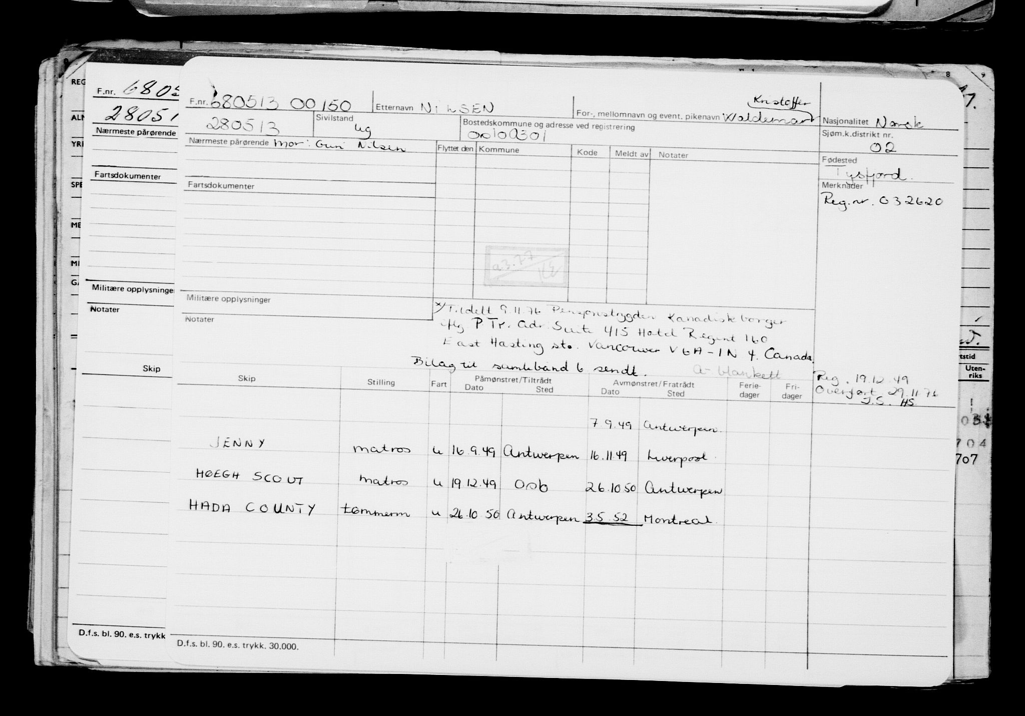 Direktoratet for sjømenn, AV/RA-S-3545/G/Gb/L0112: Hovedkort, 1913, p. 902