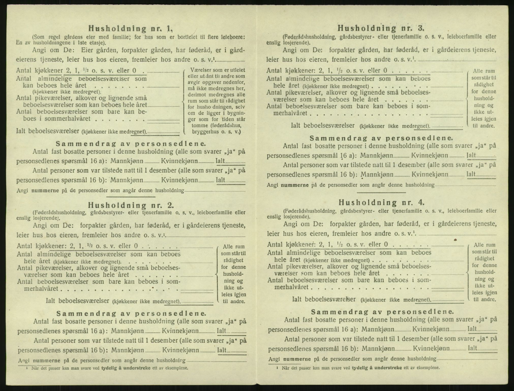 SAK, 1920 census for Eiken, 1920, p. 32