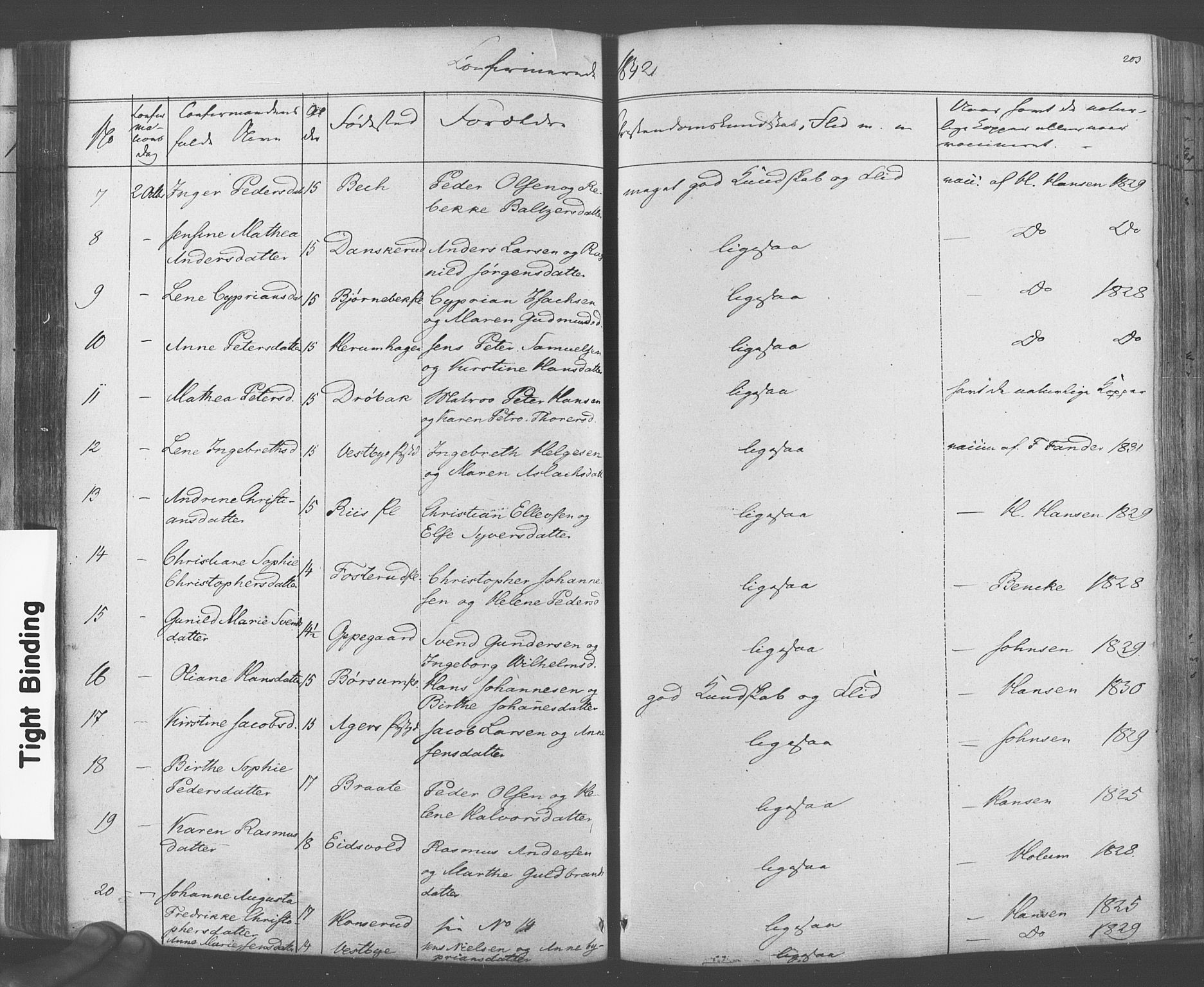 Ås prestekontor Kirkebøker, AV/SAO-A-10894/F/Fa/L0006: Parish register (official) no. I 6, 1841-1853, p. 202-203