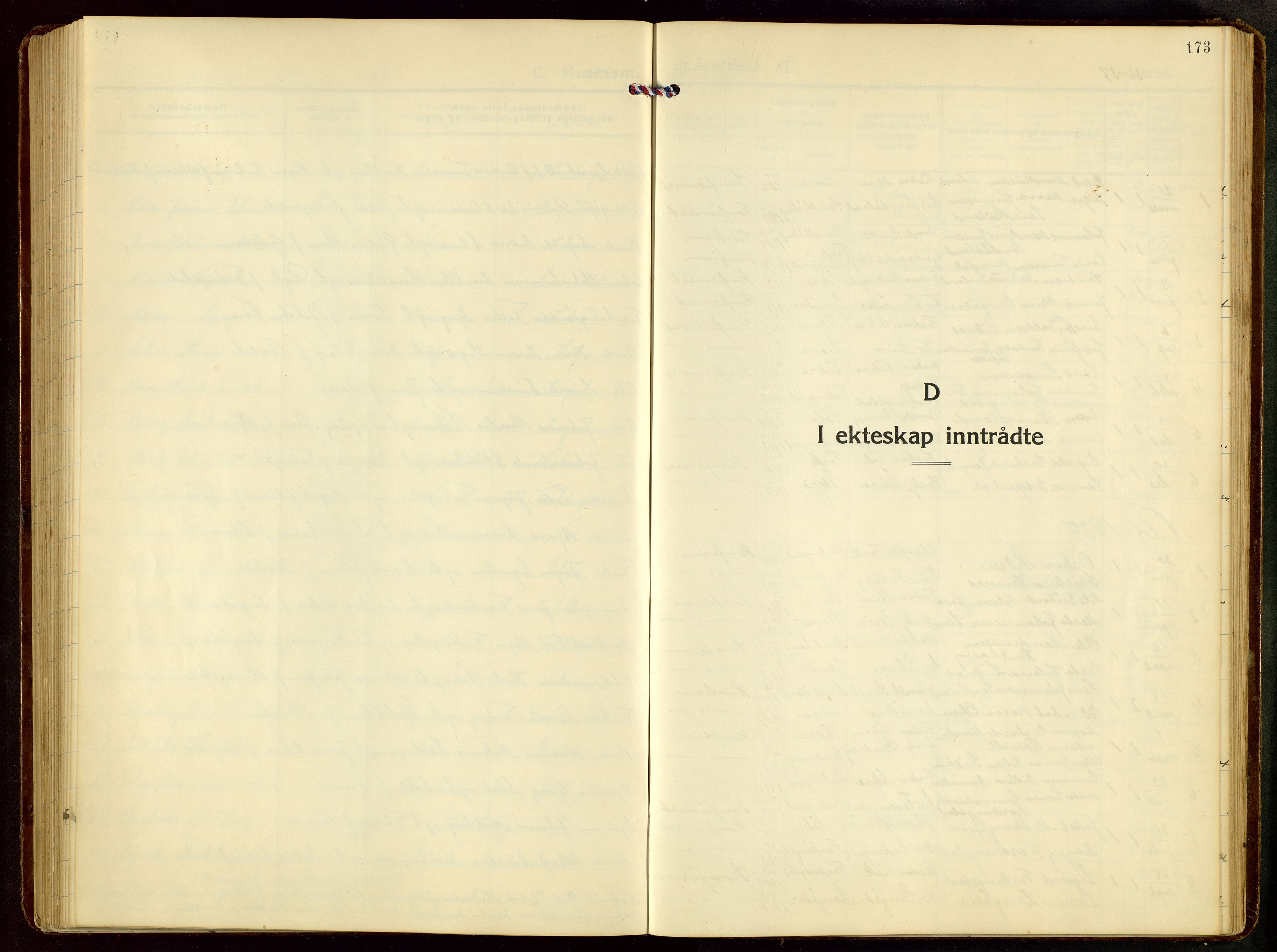 Skudenes sokneprestkontor, SAST/A -101849/H/Ha/Hab/L0012: Parish register (copy) no. B 12, 1936-1968, p. 173