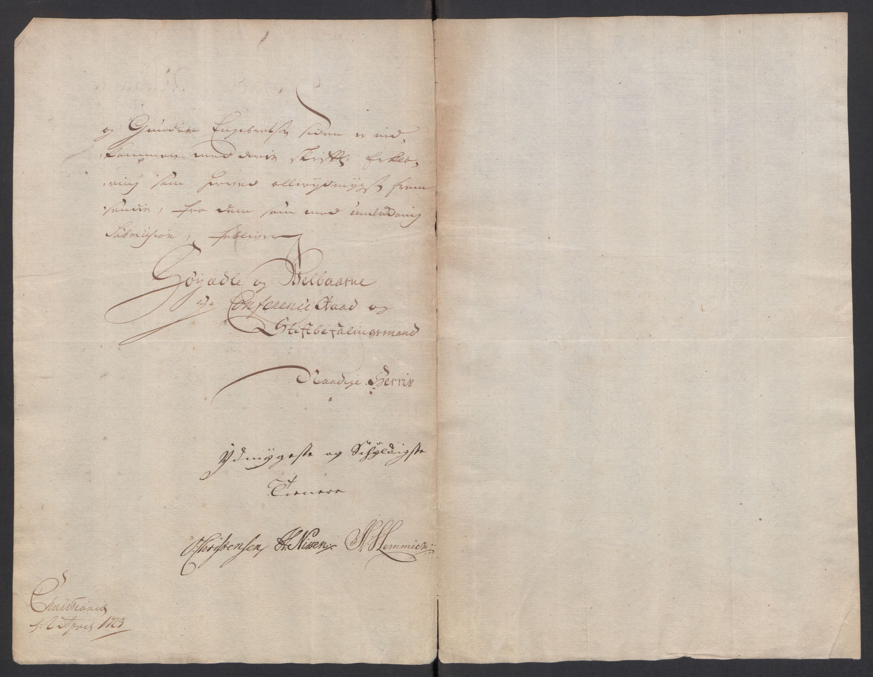 Forskjellige samlinger, Uplasserte saker i Eldre avdeling, AV/RA-EA-4033/F/L0005: Losvesenet., 1723-1807, p. 9