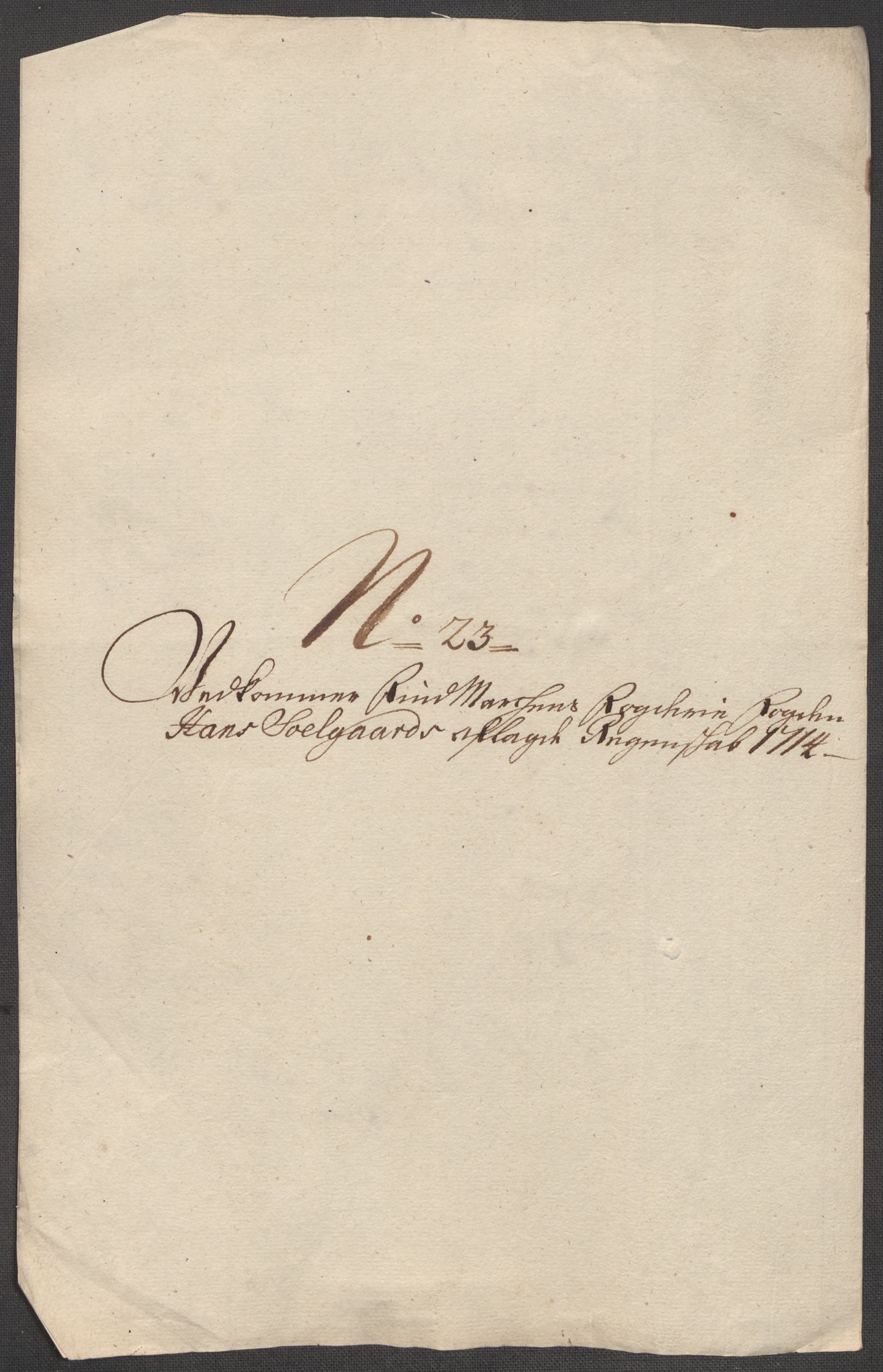 Rentekammeret inntil 1814, Reviderte regnskaper, Fogderegnskap, AV/RA-EA-4092/R69/L4856: Fogderegnskap Finnmark/Vardøhus, 1713-1715, p. 349