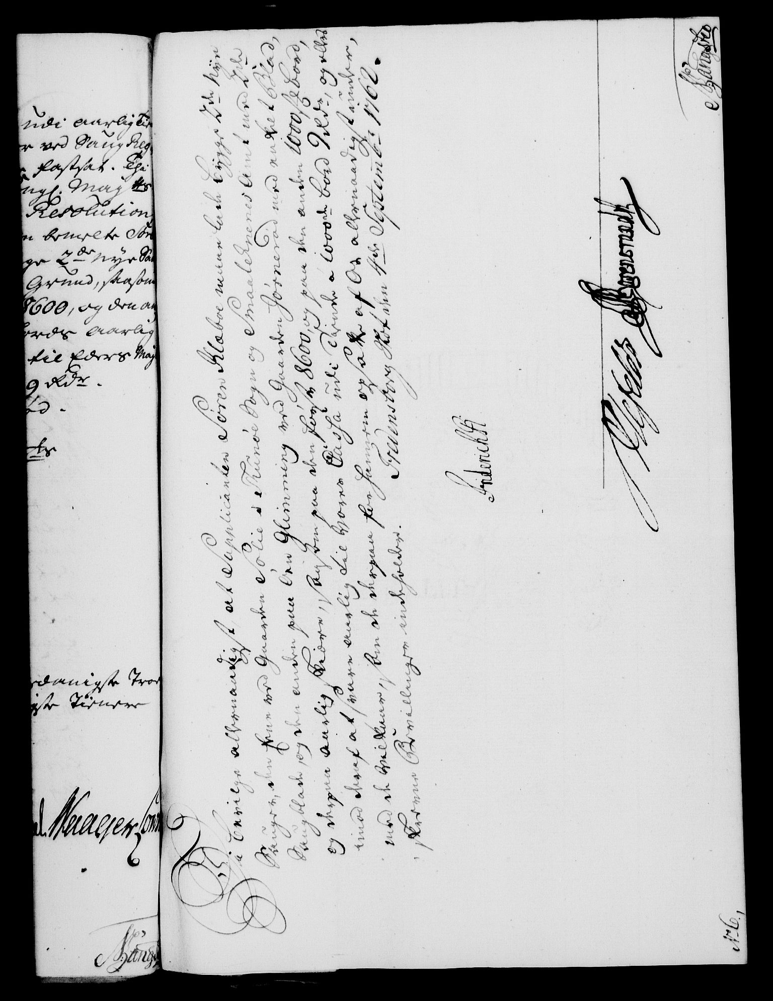 Rentekammeret, Kammerkanselliet, AV/RA-EA-3111/G/Gf/Gfa/L0044: Norsk relasjons- og resolusjonsprotokoll (merket RK 52.44), 1762, p. 394