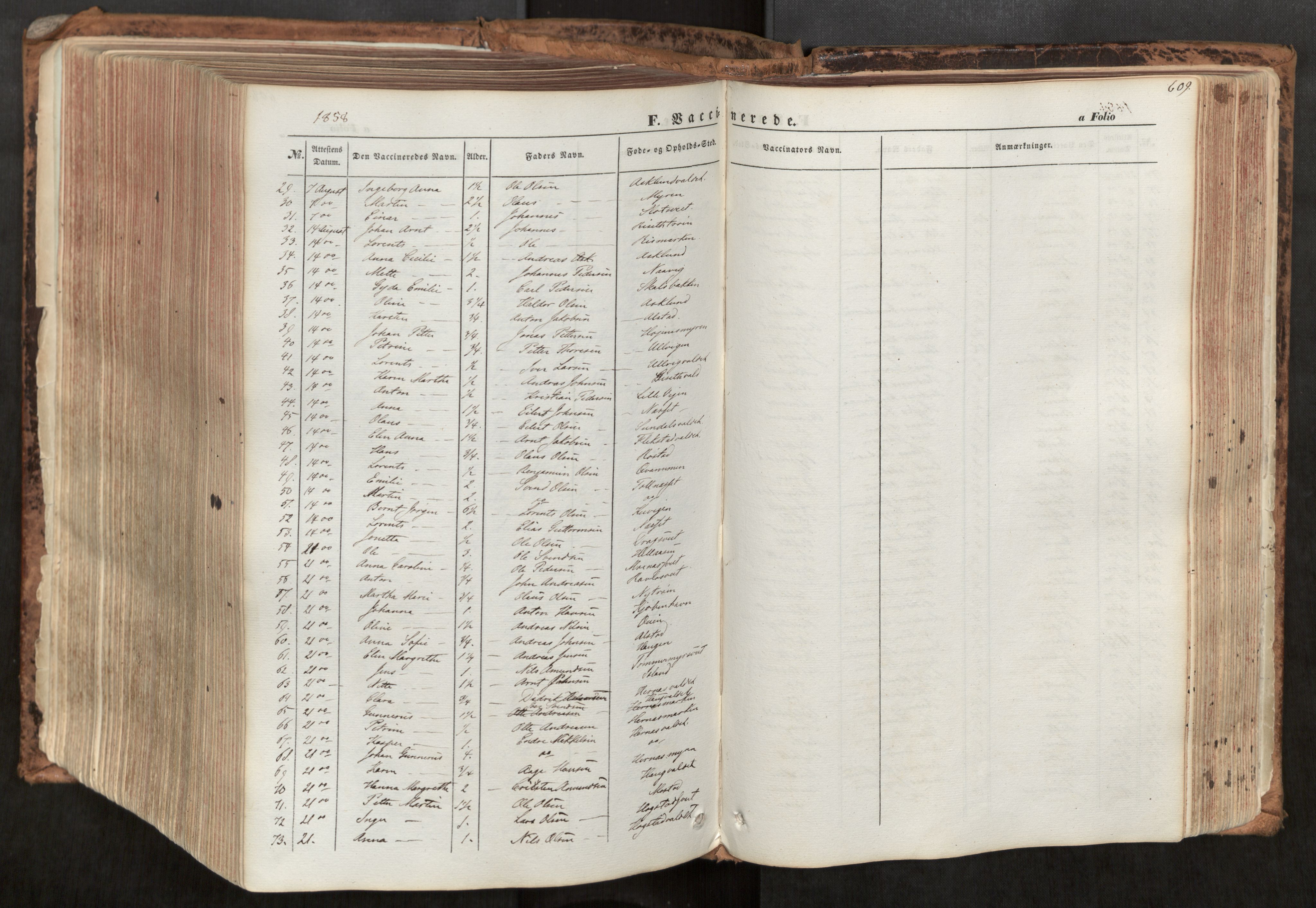 Ministerialprotokoller, klokkerbøker og fødselsregistre - Nord-Trøndelag, SAT/A-1458/713/L0116: Parish register (official) no. 713A07, 1850-1877, p. 609