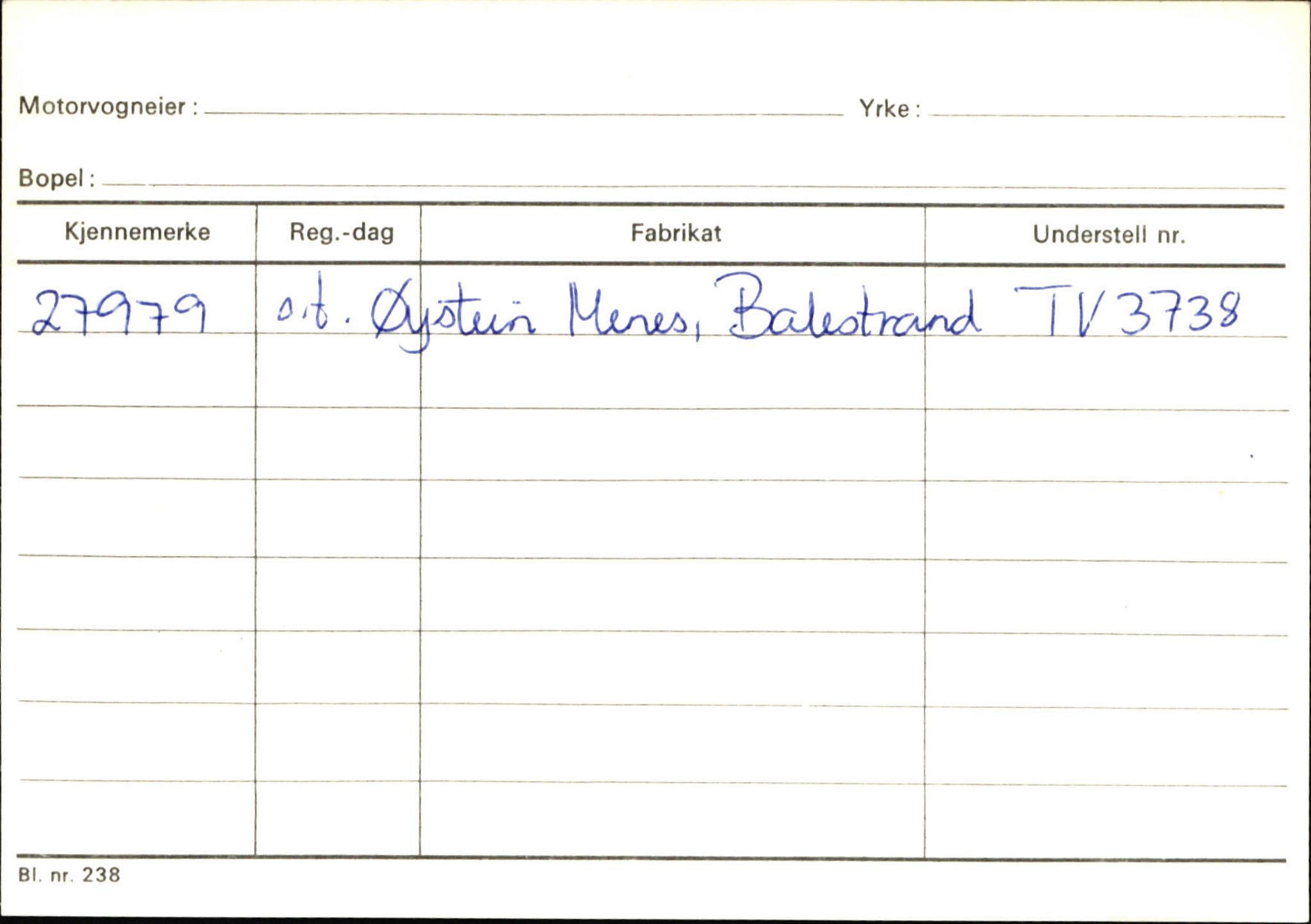 Statens vegvesen, Sogn og Fjordane vegkontor, AV/SAB-A-5301/4/F/L0132: Eigarregister Askvoll A-Å. Balestrand A-Å, 1945-1975, p. 2233