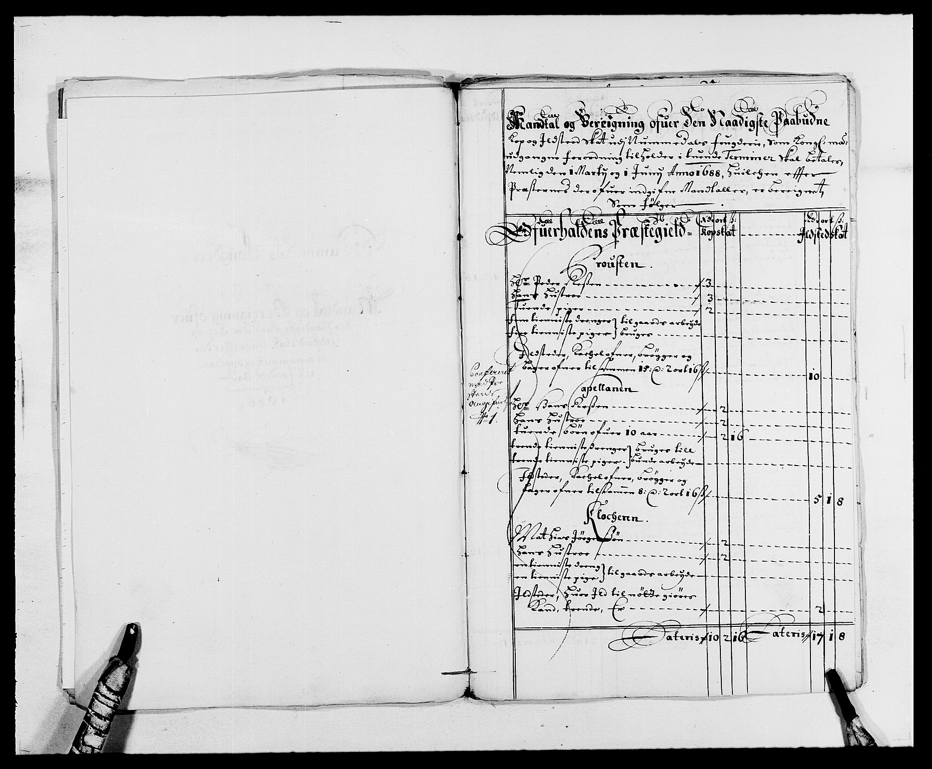 Rentekammeret inntil 1814, Reviderte regnskaper, Fogderegnskap, AV/RA-EA-4092/R64/L4422: Fogderegnskap Namdal, 1687-1689, p. 134