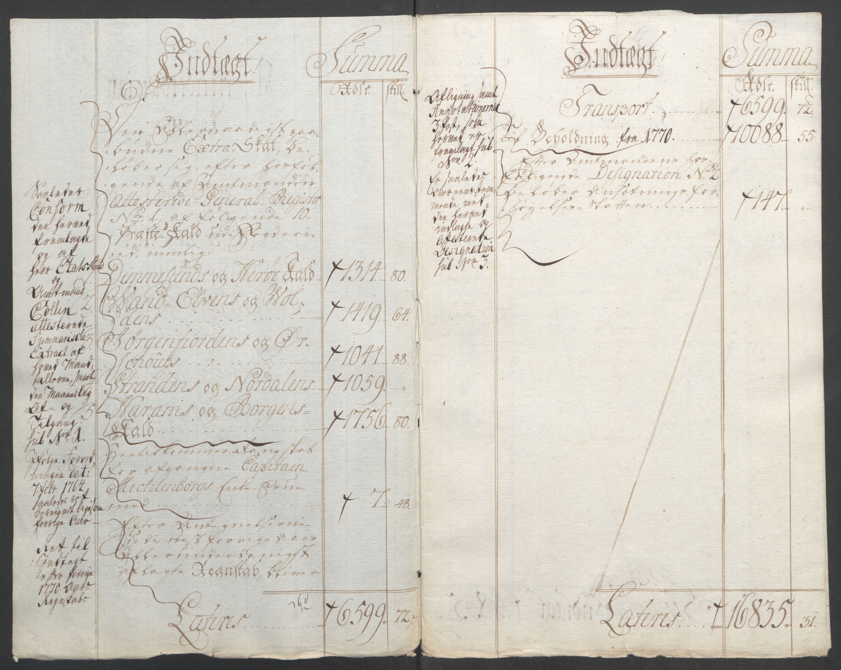 Rentekammeret inntil 1814, Reviderte regnskaper, Fogderegnskap, AV/RA-EA-4092/R54/L3645: Ekstraskatten Sunnmøre, 1762-1772, p. 197