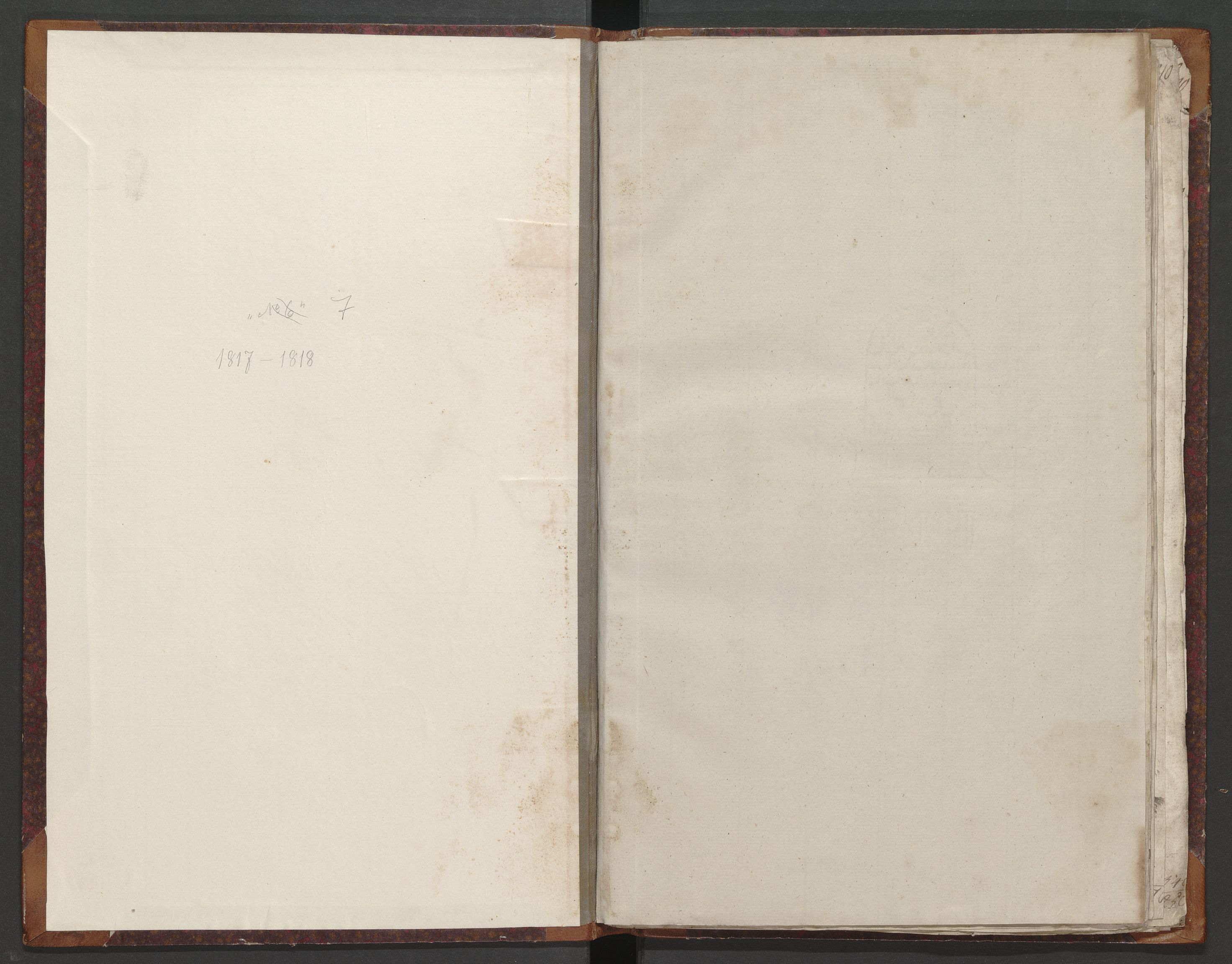 Kristiansund magistrat, AV/SAT-A-0032/K/L0007: Branntakstprotokoll, 1817-1818