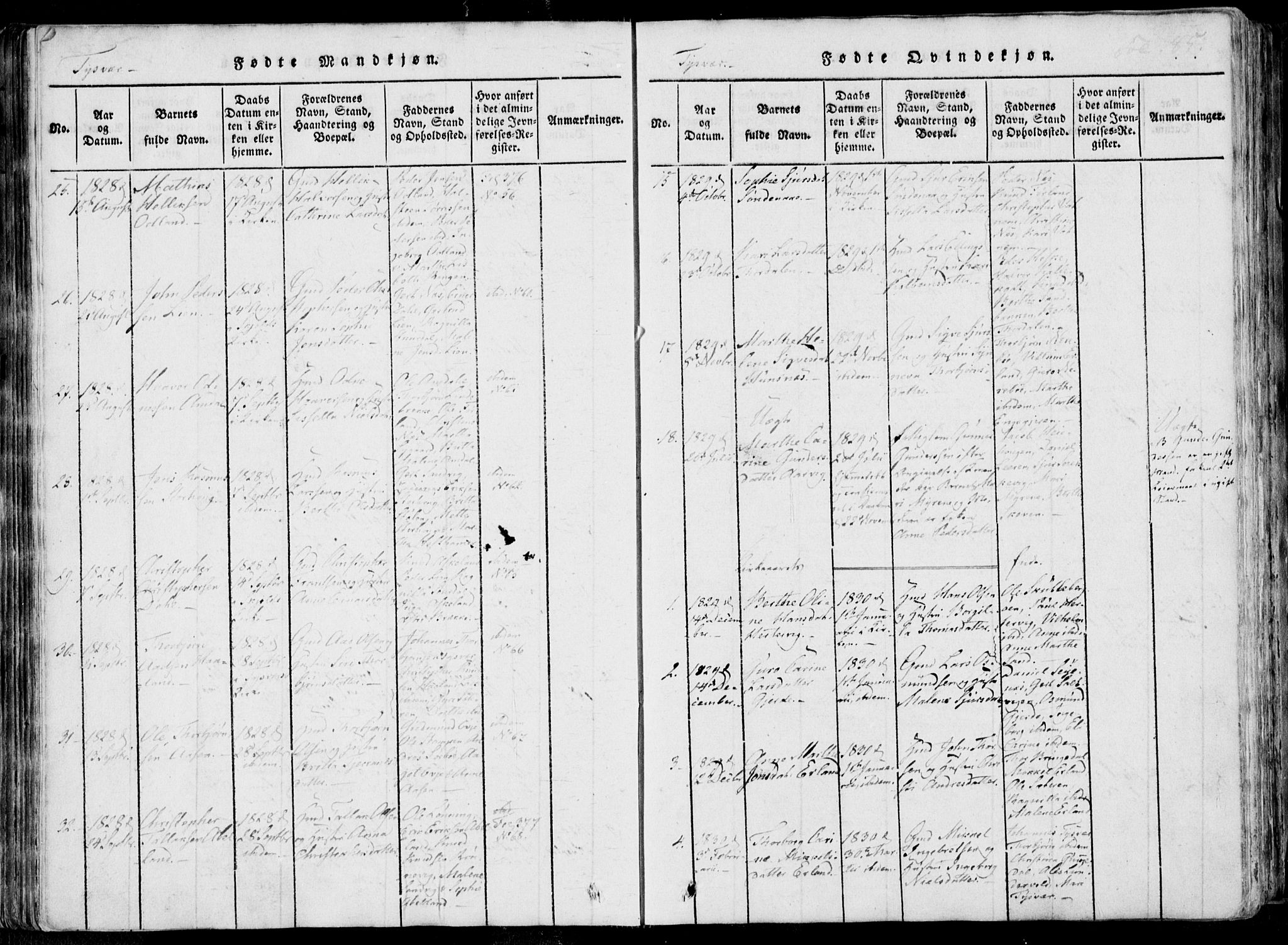 Skjold sokneprestkontor, SAST/A-101847/H/Ha/Haa/L0004: Parish register (official) no. A 4 /1, 1815-1830, p. 85